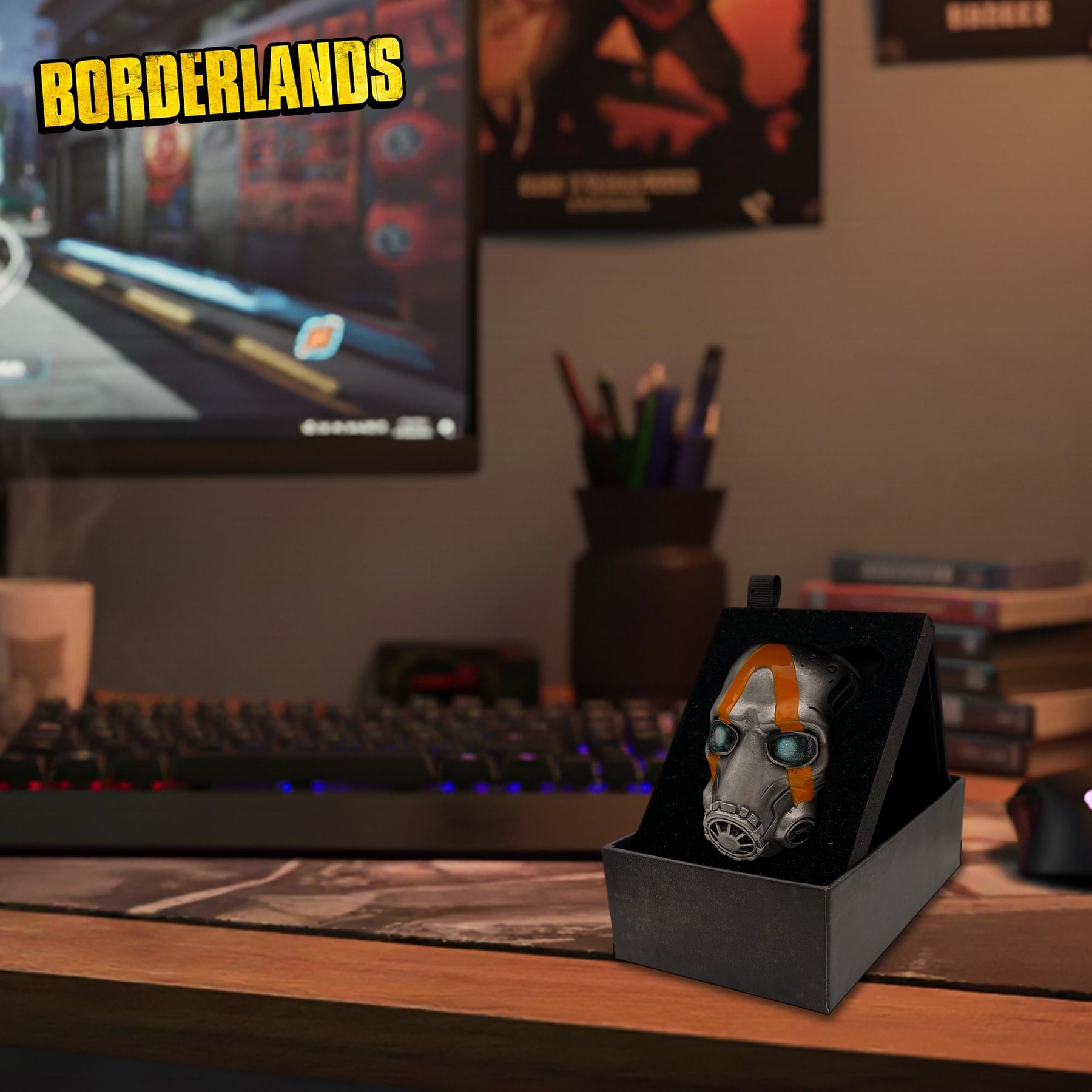 Borderlands Bandit Mask Limited Edition Metal Replica | 2 x 3 Inches