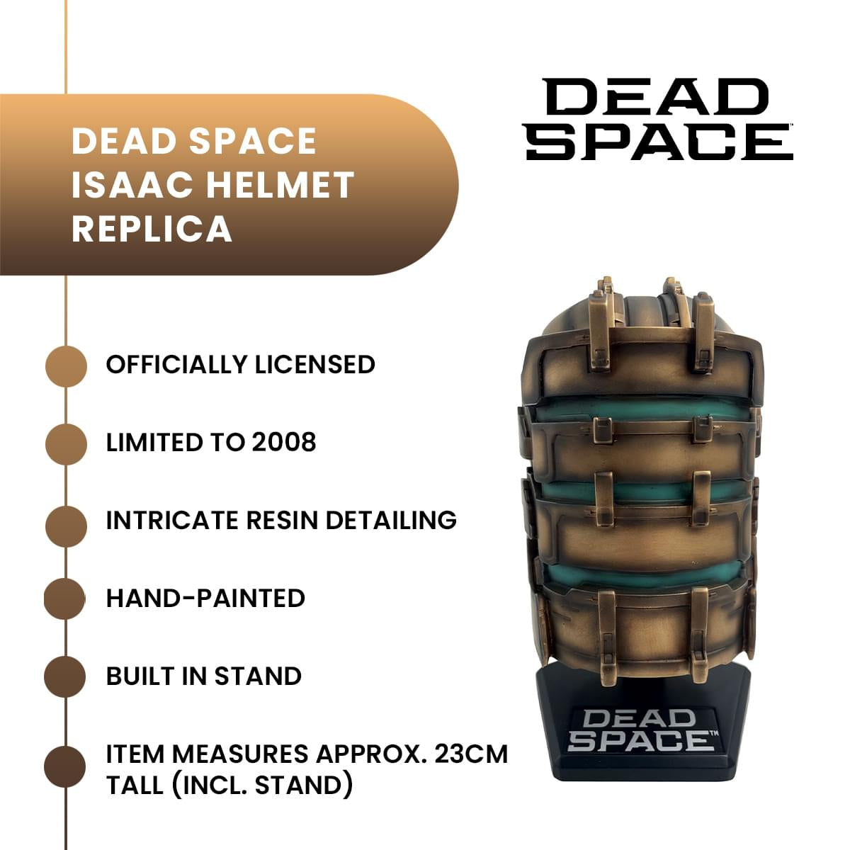 Dead Space Isaac Helmet Limited Edition 9-Inch Metal Replica
