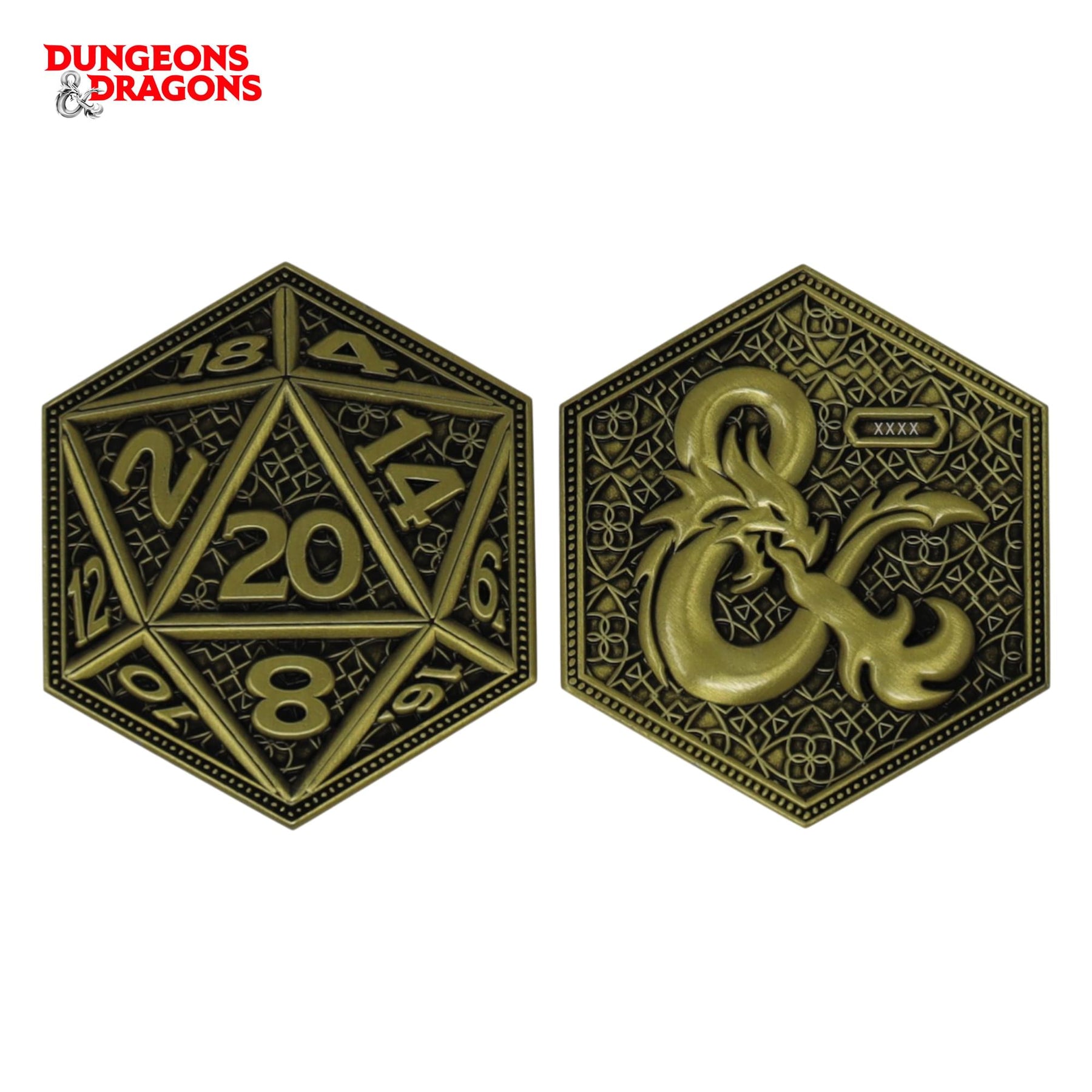 Dungeons & Dragons 20-Sided Die Limited Edition Collector Coin