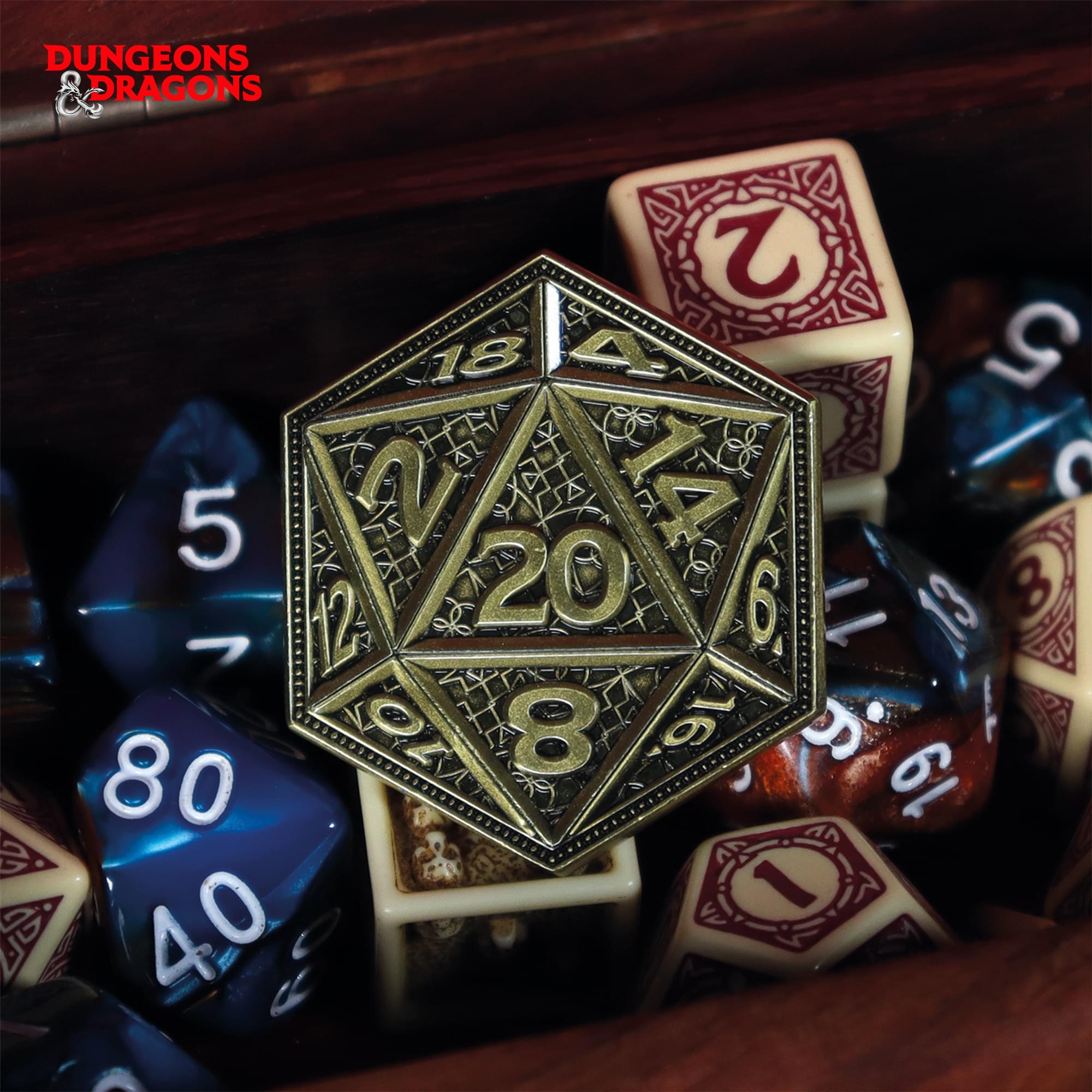Dungeons & Dragons 20-Sided Die Limited Edition Collector Coin