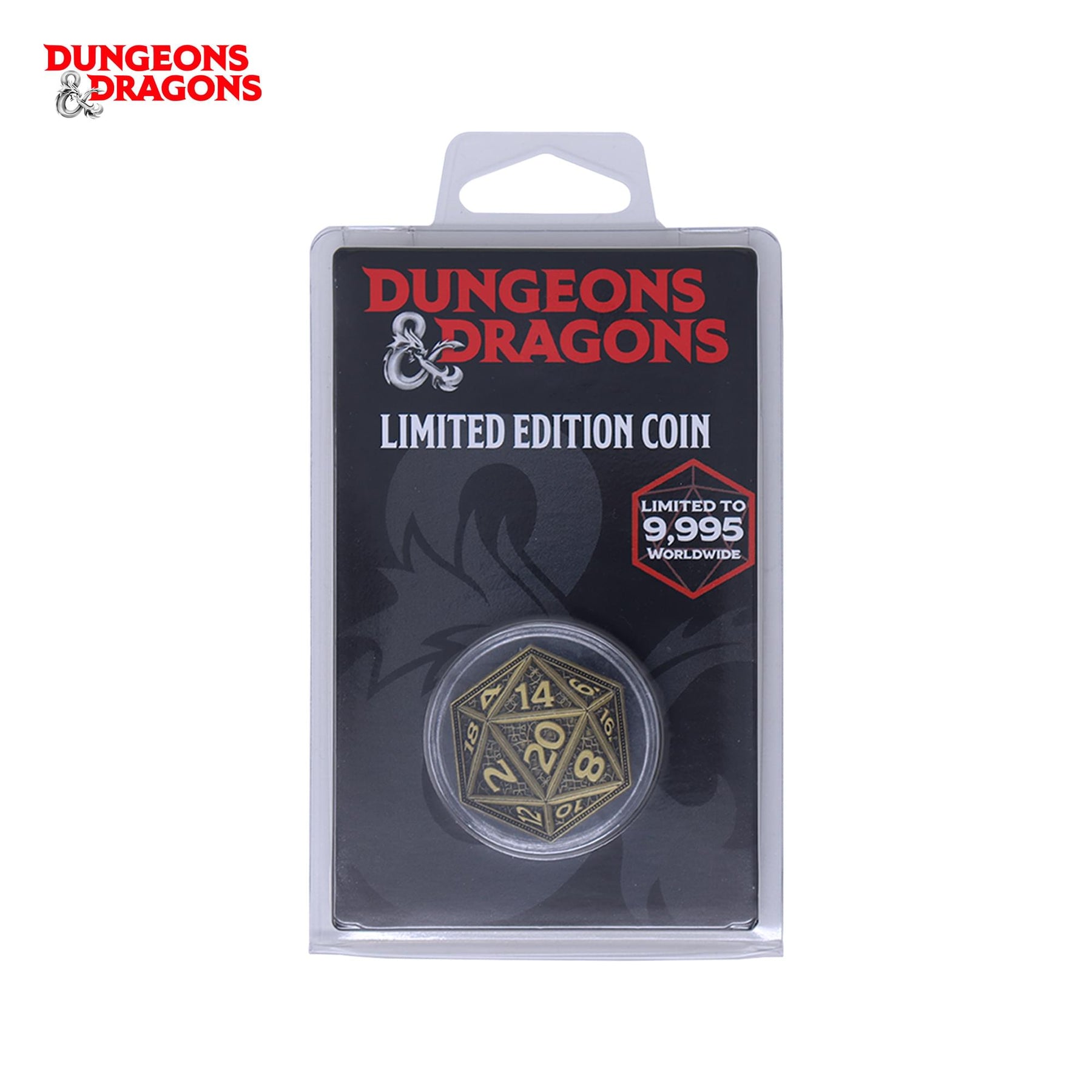 Dungeons & Dragons 20-Sided Die Limited Edition Collector Coin