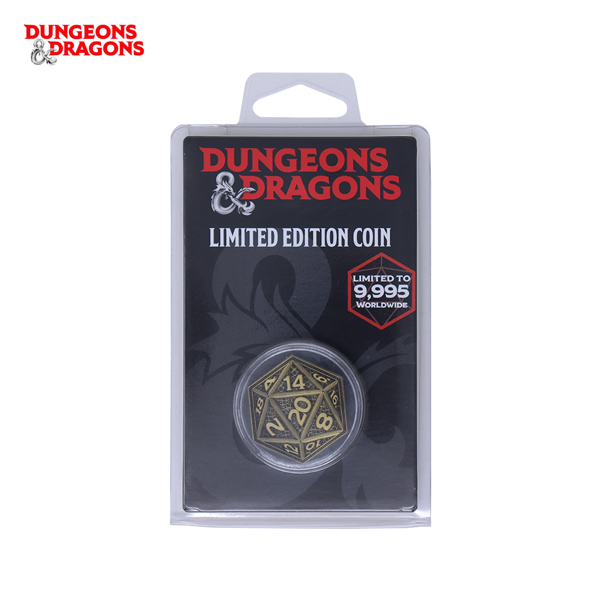 Dungeons & Dragons 20-Sided Die Limited Edition Collector Coin