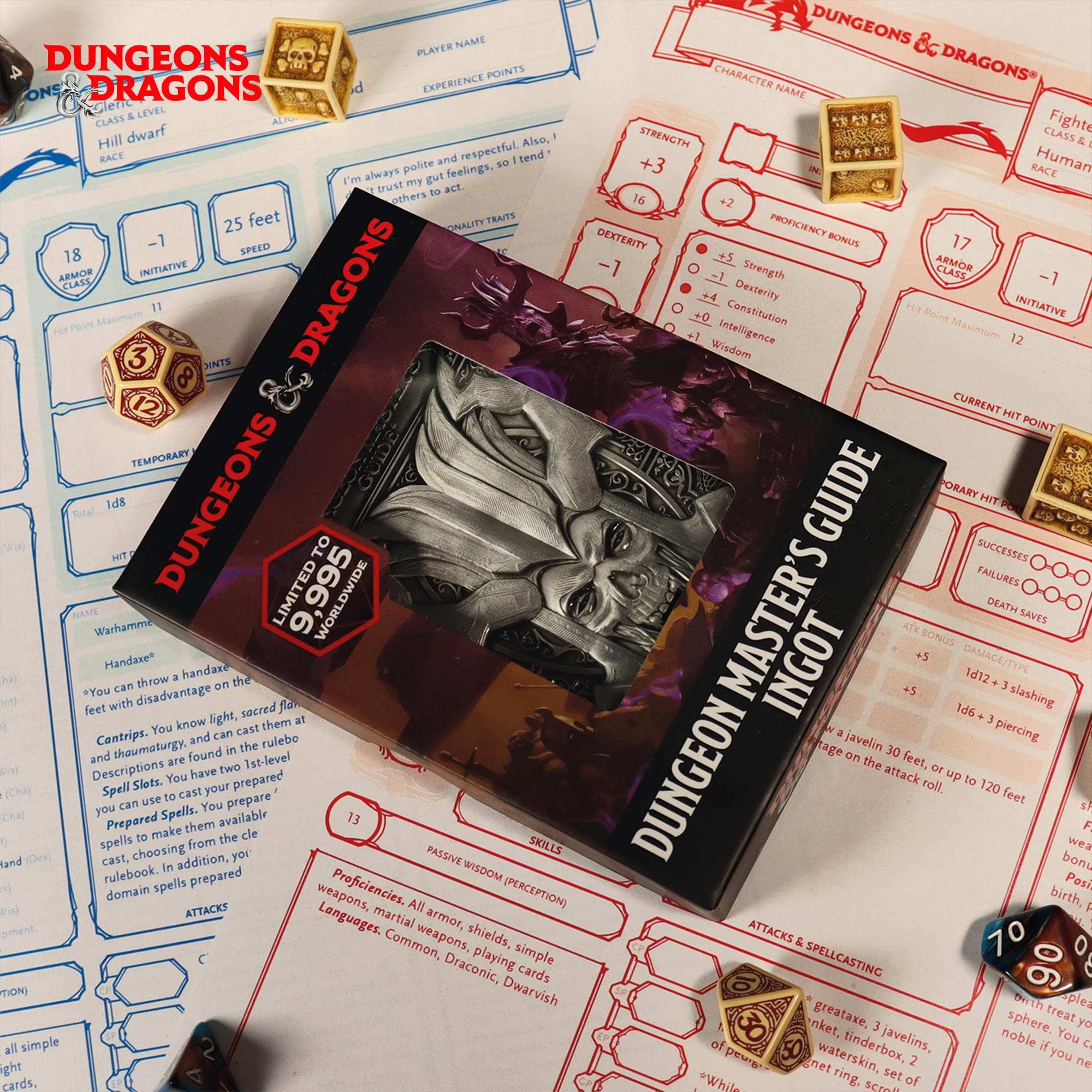 Dungeons & Dragons Dungeon Masters Guide Limited Edition Metal Ingot