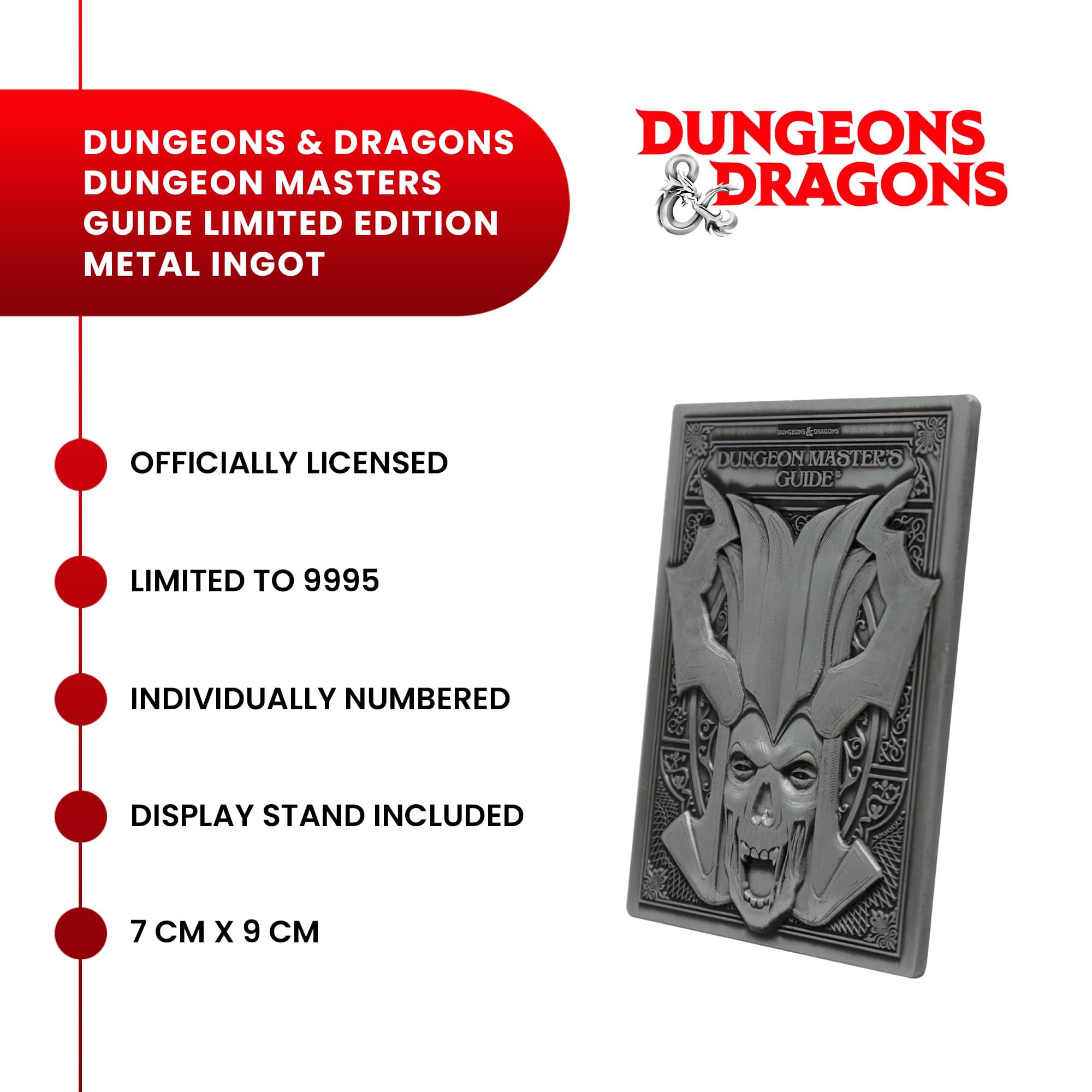 Dungeons & Dragons Dungeon Masters Guide Limited Edition Metal Ingot