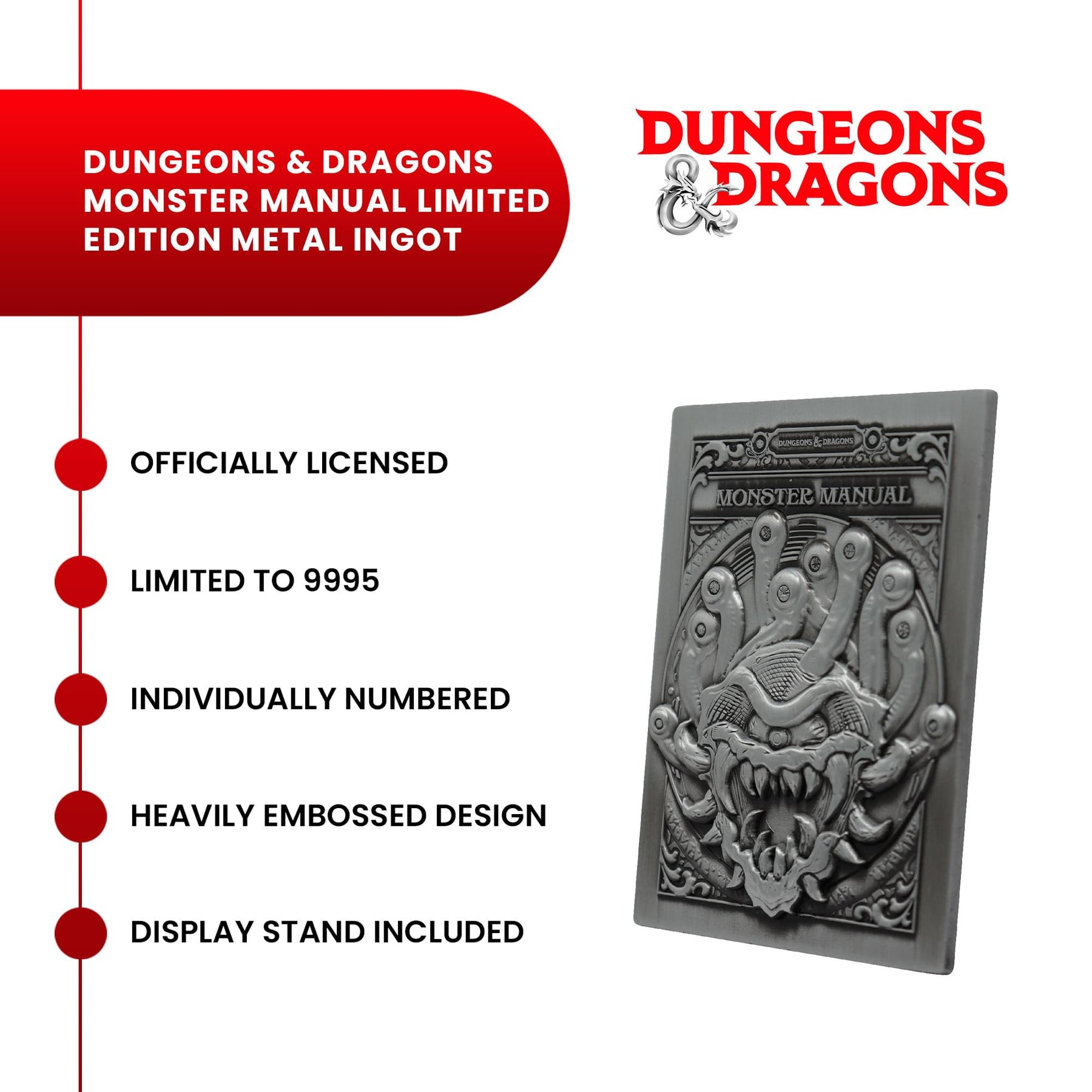 Dungeons & Dragons Monster Manual Limited Edition Metal Ingot