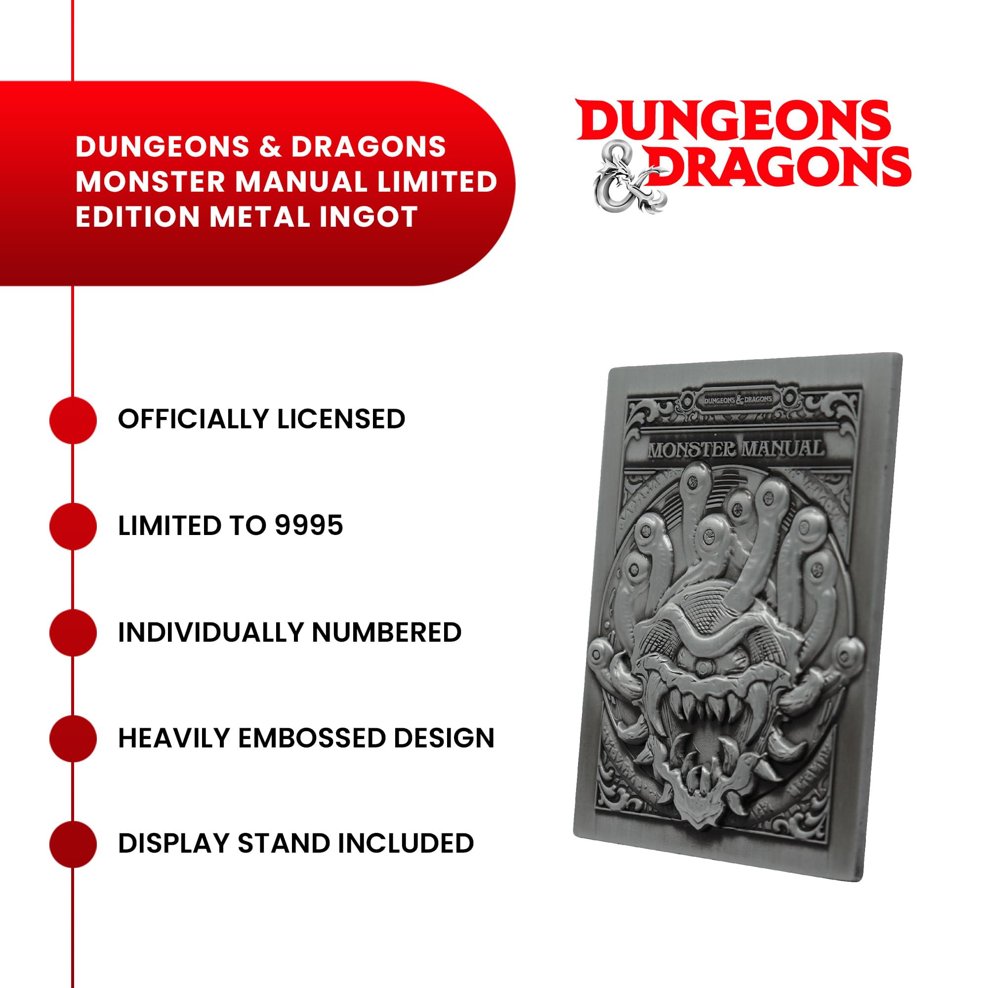 Dungeons & Dragons Monster Manual Limited Edition Metal Ingot