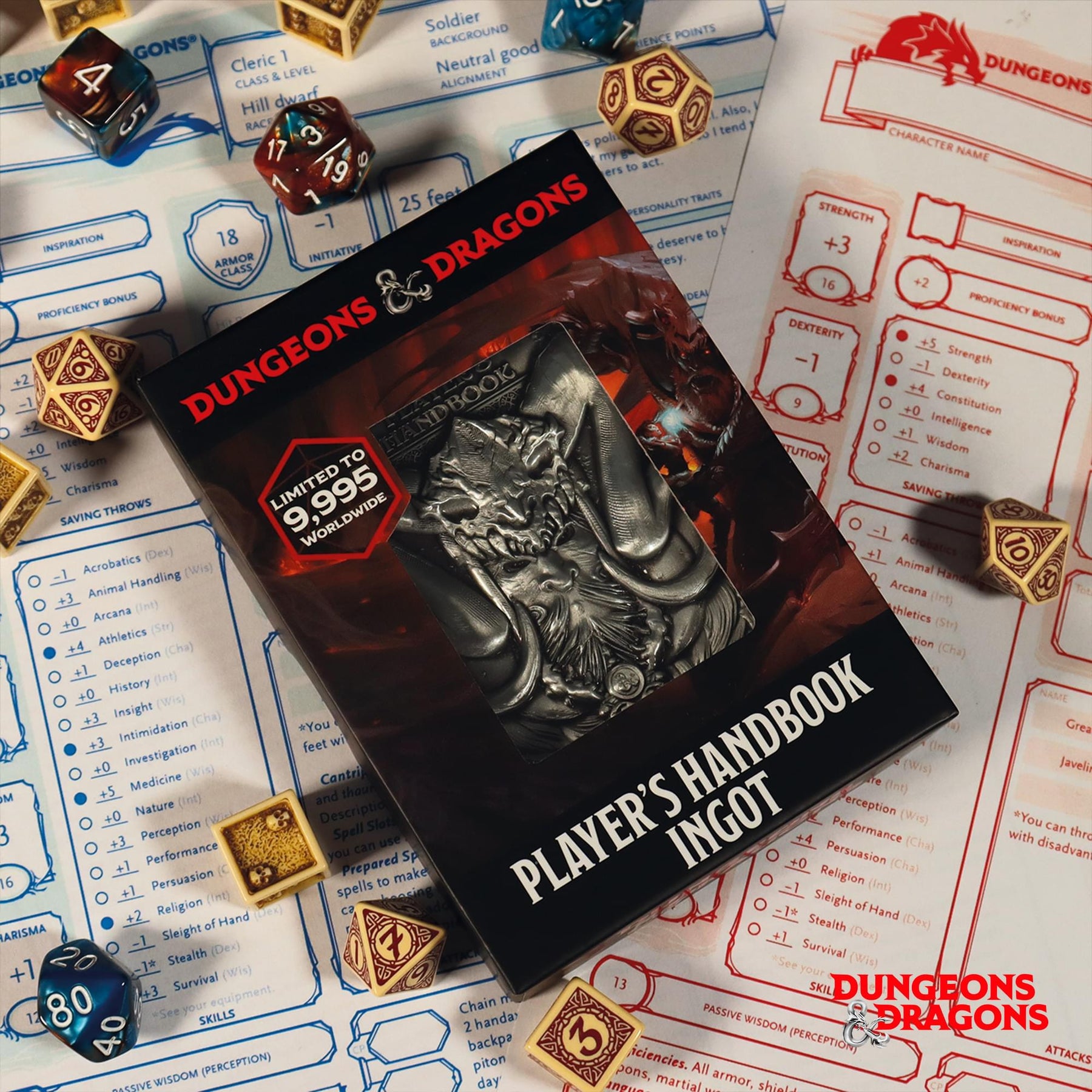 Dungeons & Dragons Players Handbook Limited Edition Metal Ingot