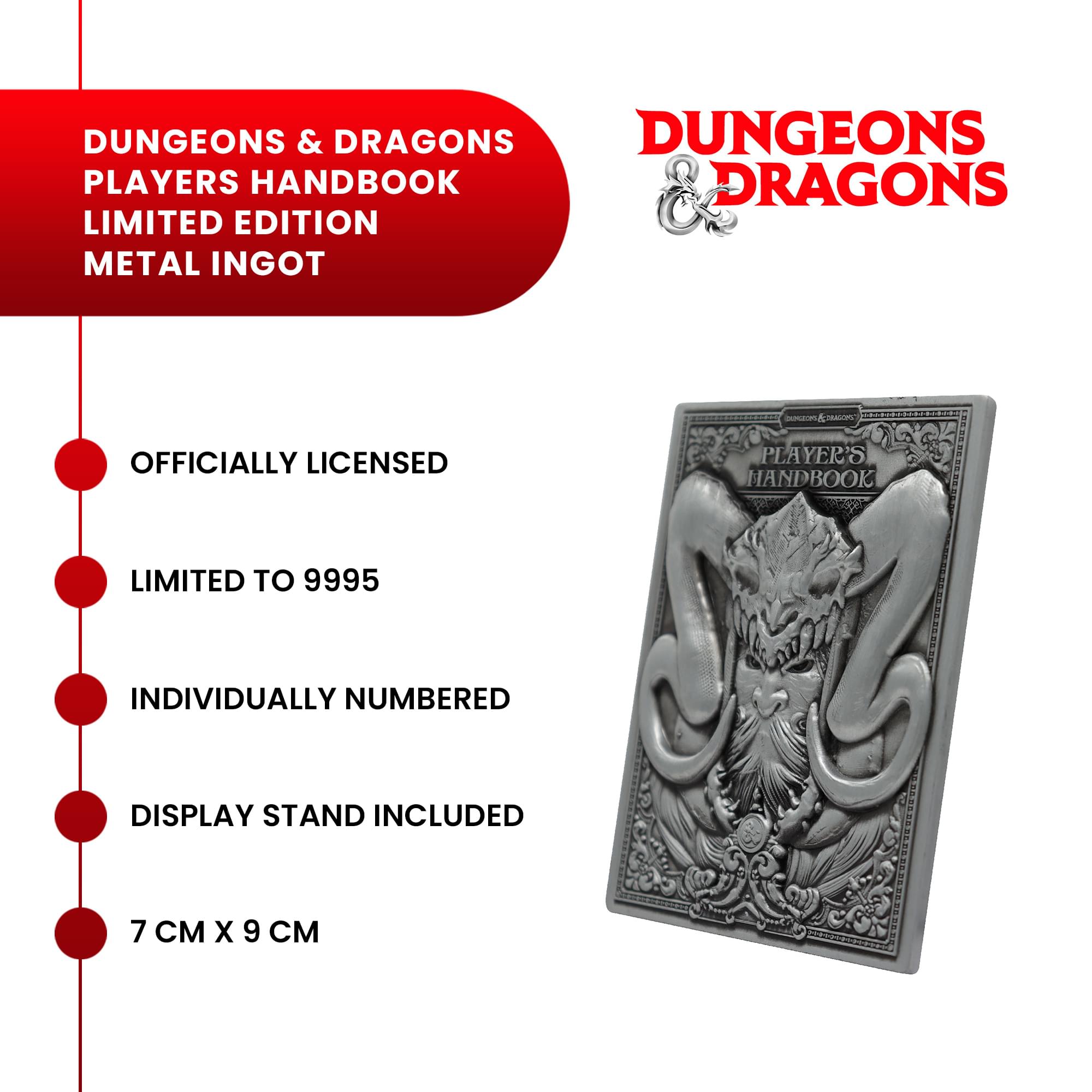 Dungeons & Dragons Players Handbook Limited Edition Metal Ingot