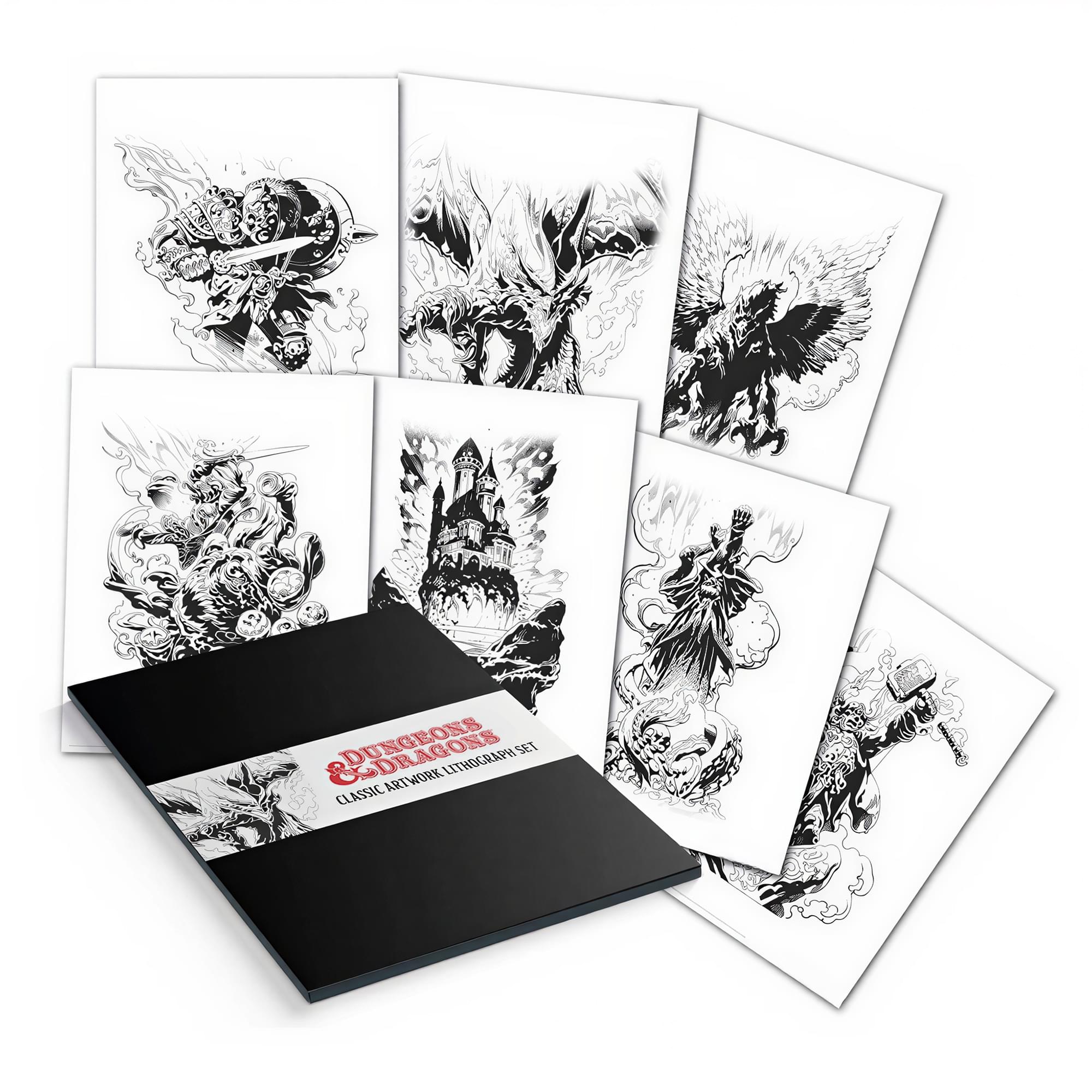 Dungeons & Dragons Lithograph Set