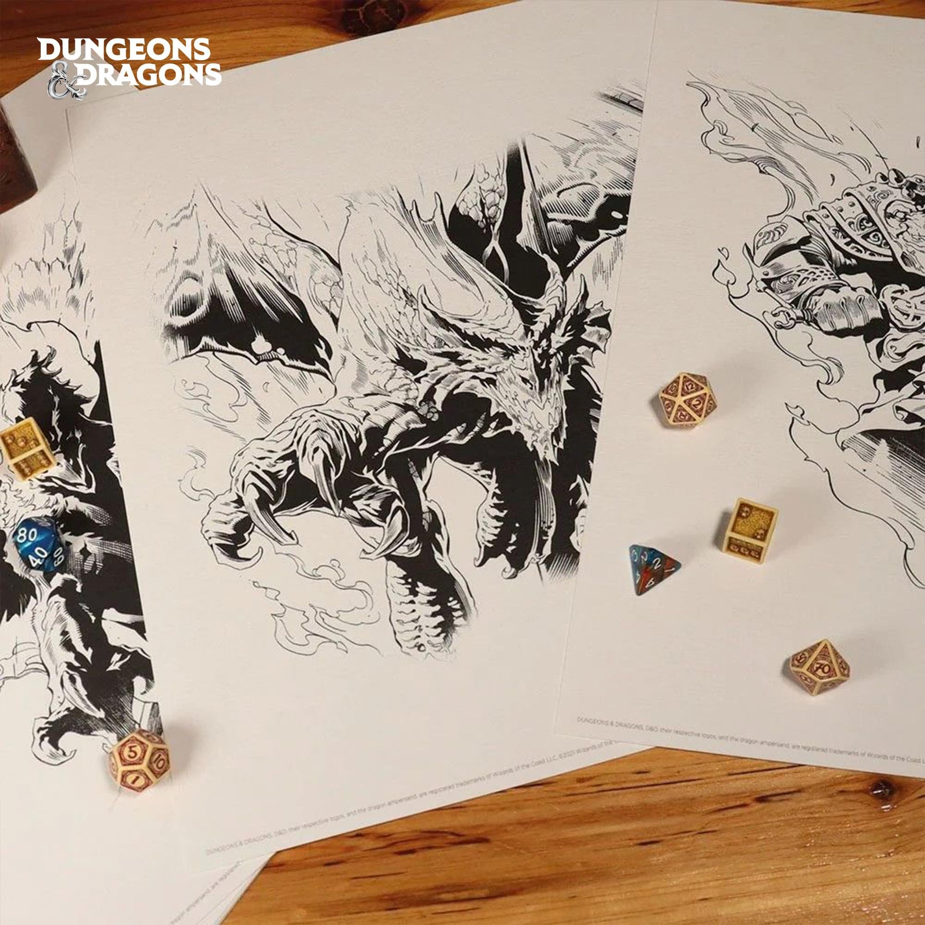 Dungeons & Dragons Lithograph Set