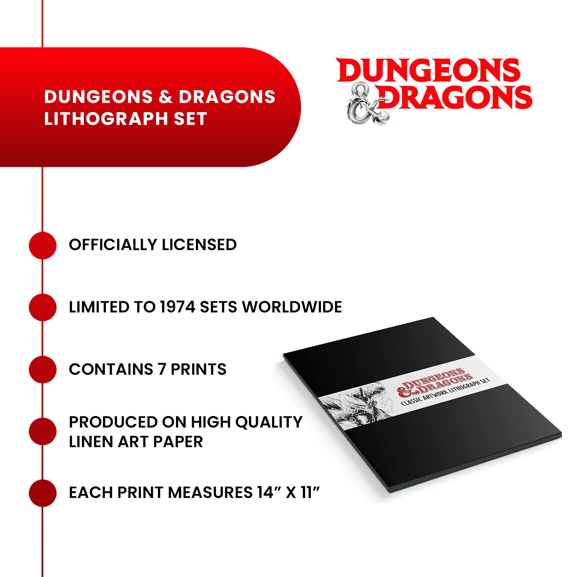 Dungeons & Dragons Lithograph Set