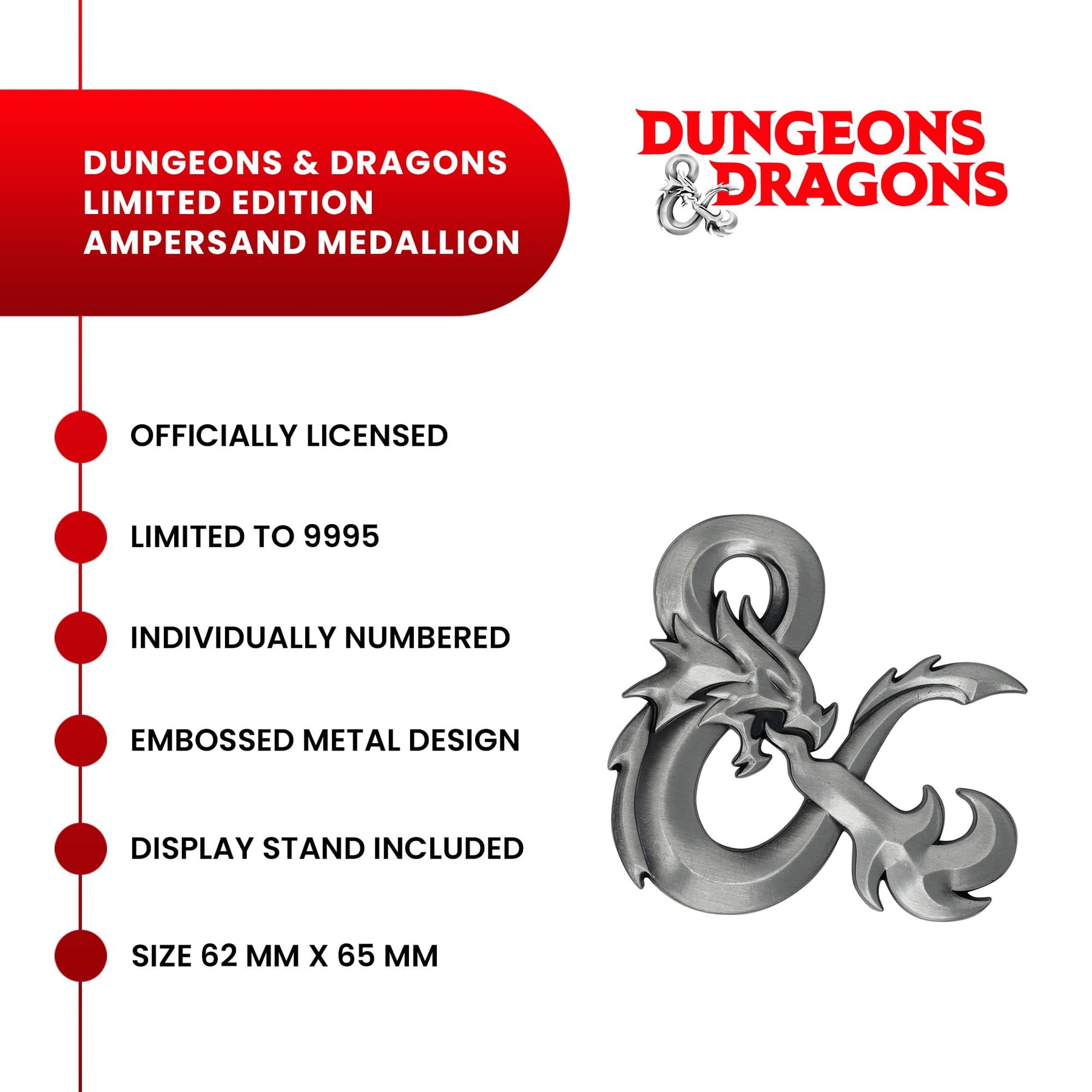 Dungeons & Dragons Limited Edition Ampersand Medallion