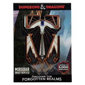 Dungeons & Dragons Mirabar Metal Replica Ingot