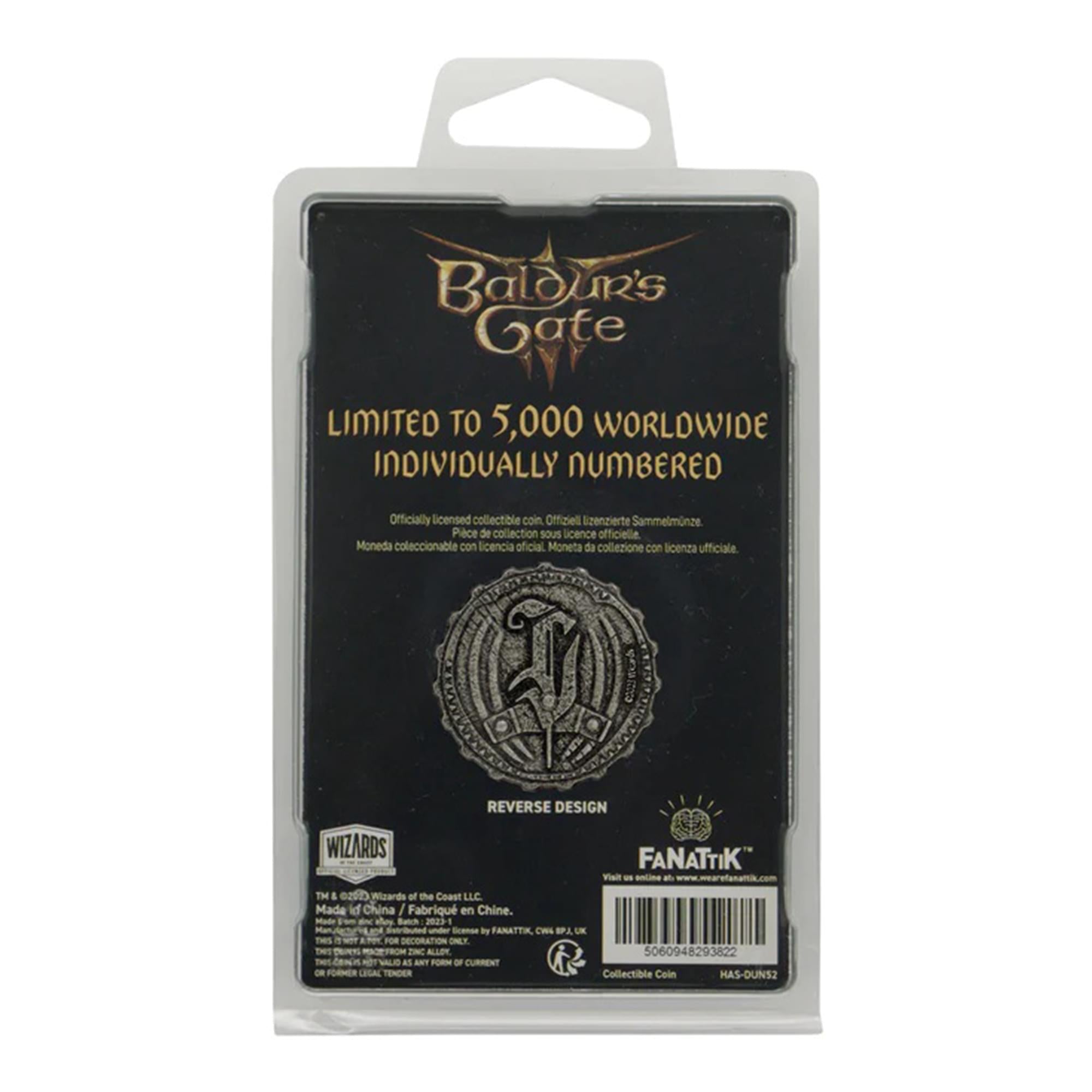 Baldur's Gate 3 Limited Edition Embossed Collectible Soul Coin