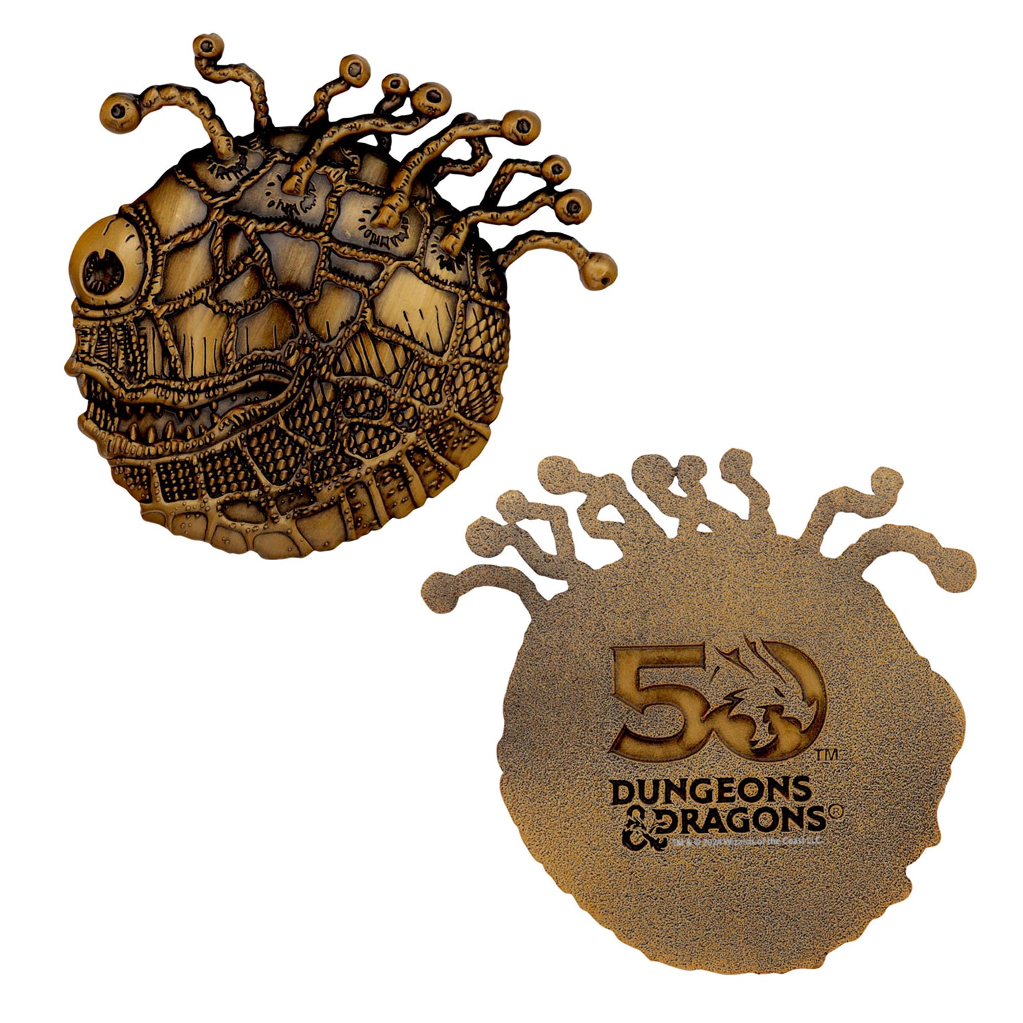 Dungeons & Dragons 50th Anniversary Beholder Twin Medallion Set