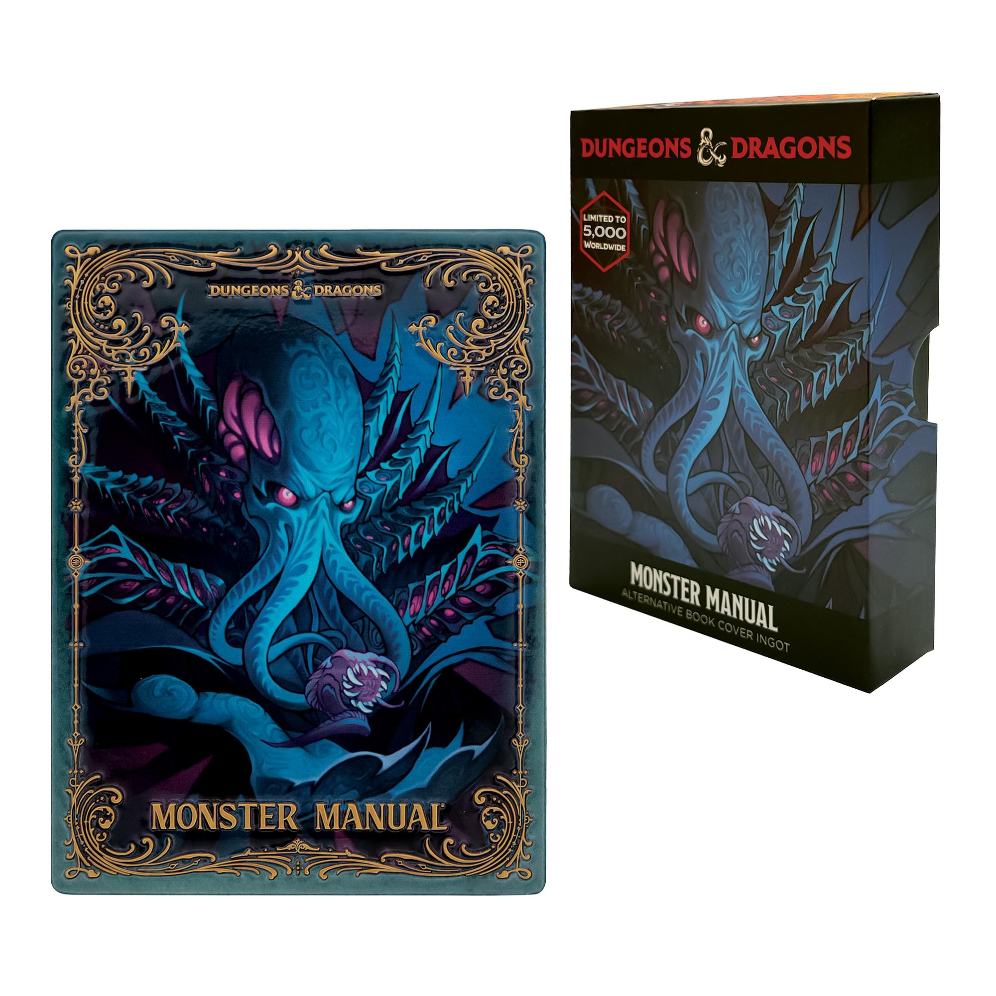 Dungeons & Dragons Monster Manual Alternate Cover Metal Ingot Replica