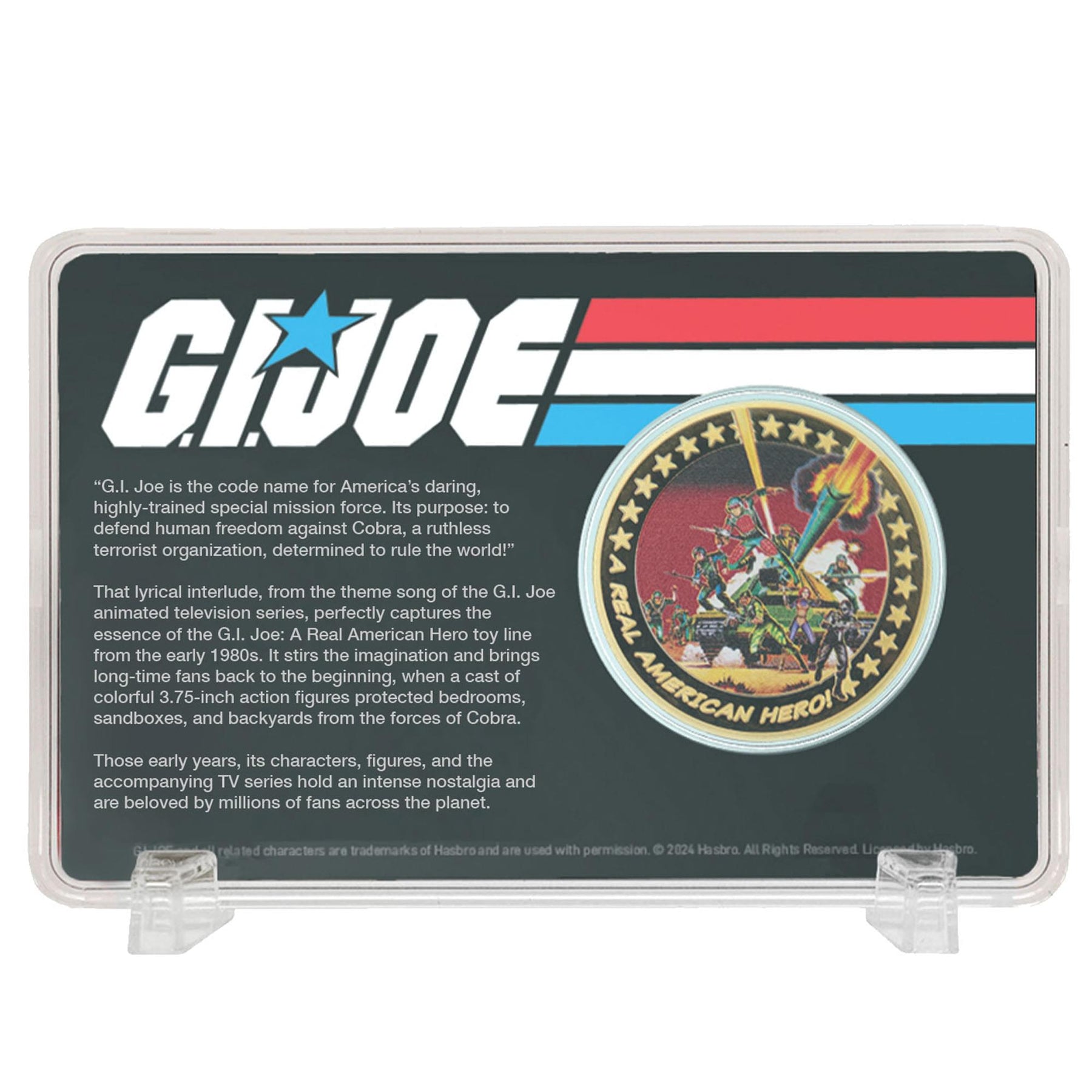 G.I. Joe: A Real American Hero 60th Anniversary 24k Gold Plated Coin
