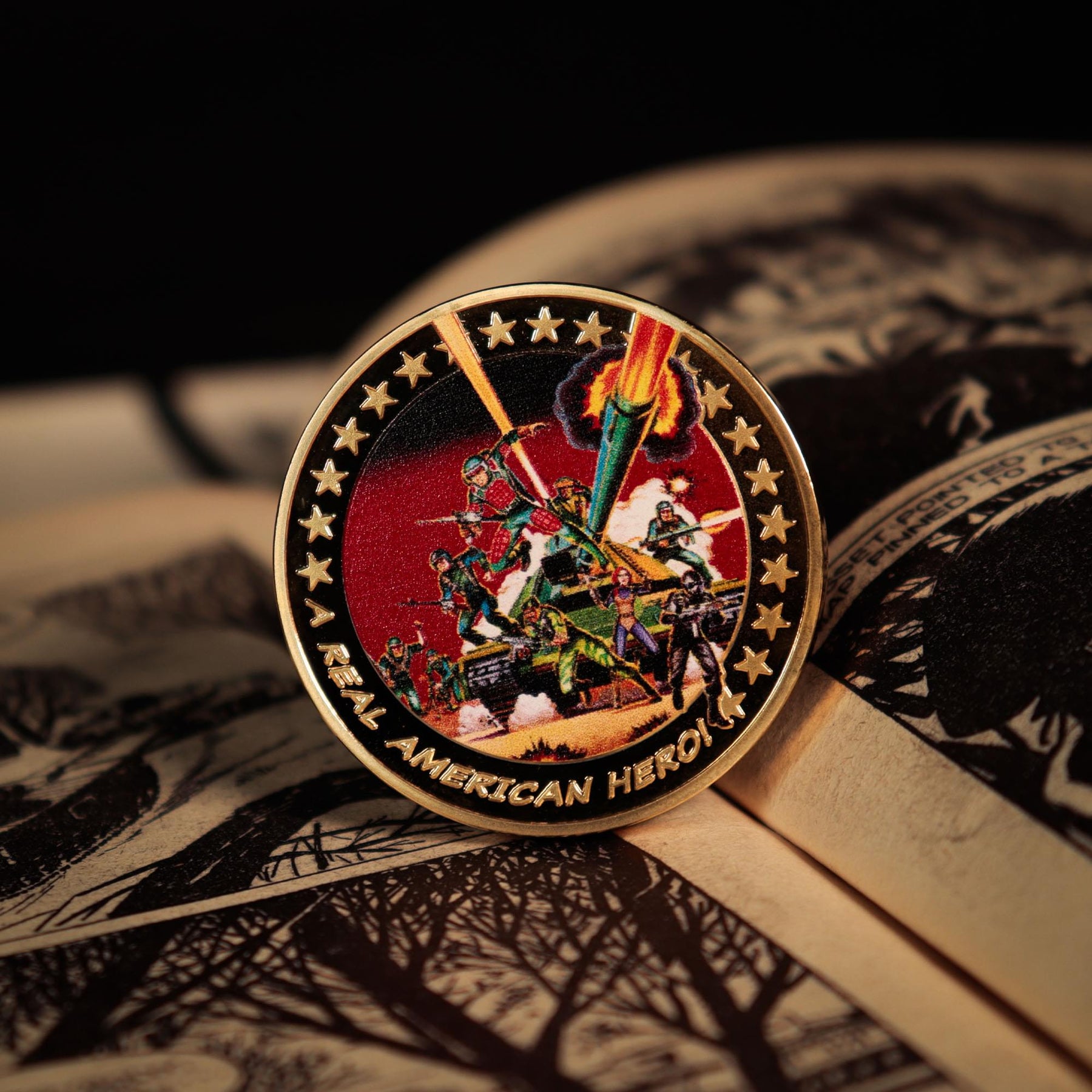 G.I. Joe: A Real American Hero 60th Anniversary 24k Gold Plated Coin