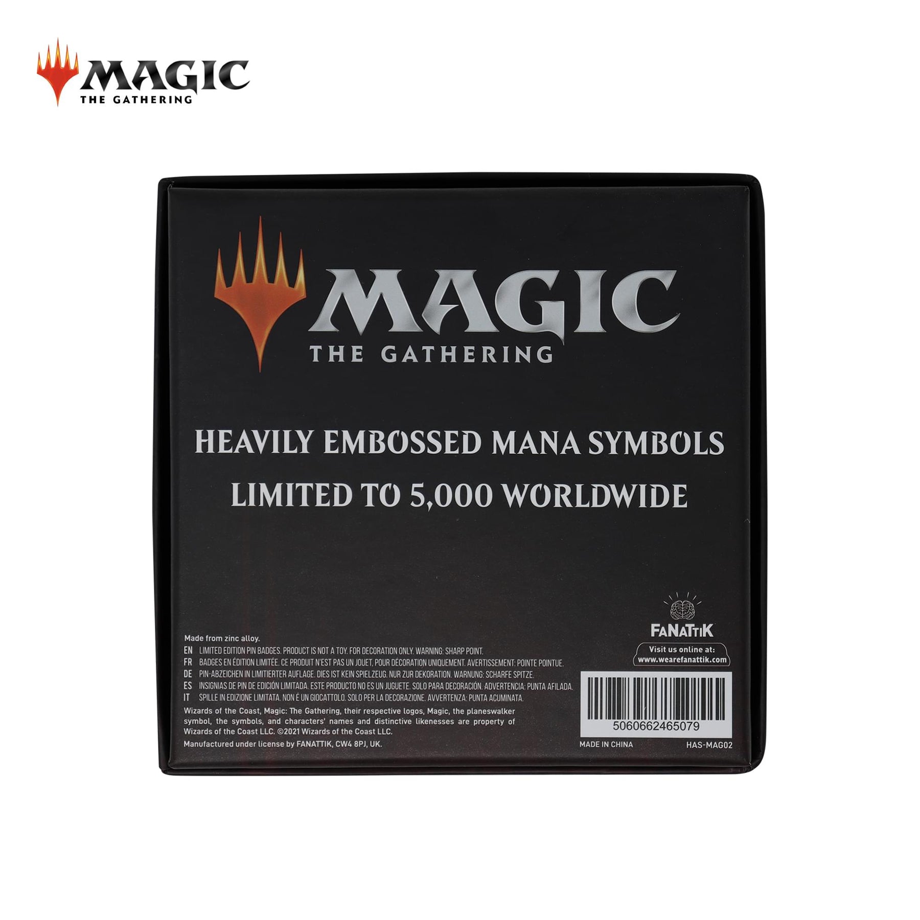 Magic The Gathering 6-Piece Limited Edition Mana Symbol Pin Badge Set