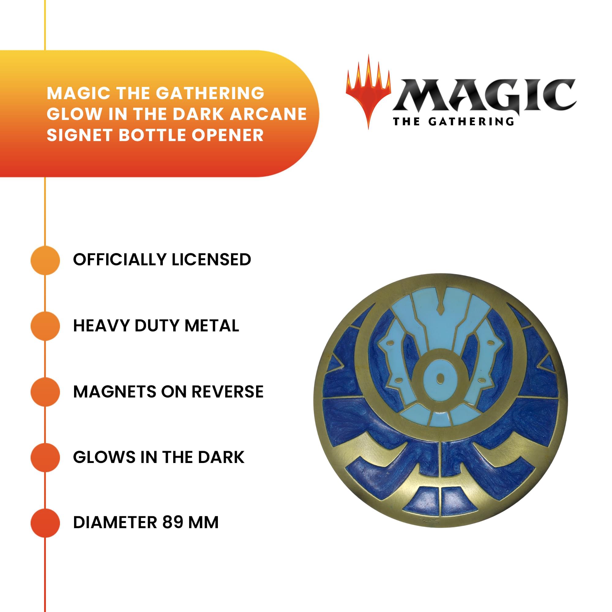 Magic The Gathering Glow in the Dark Arcane Signet Bottle Opener