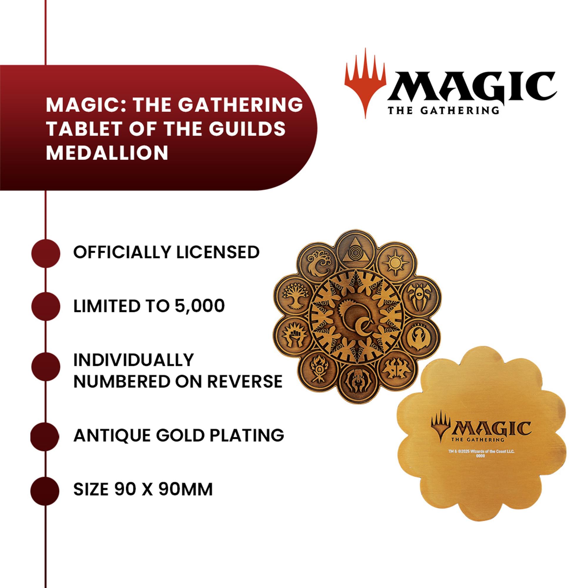 Magic: The Gathering Tablet Of The Guilds Limited Edition Medallion