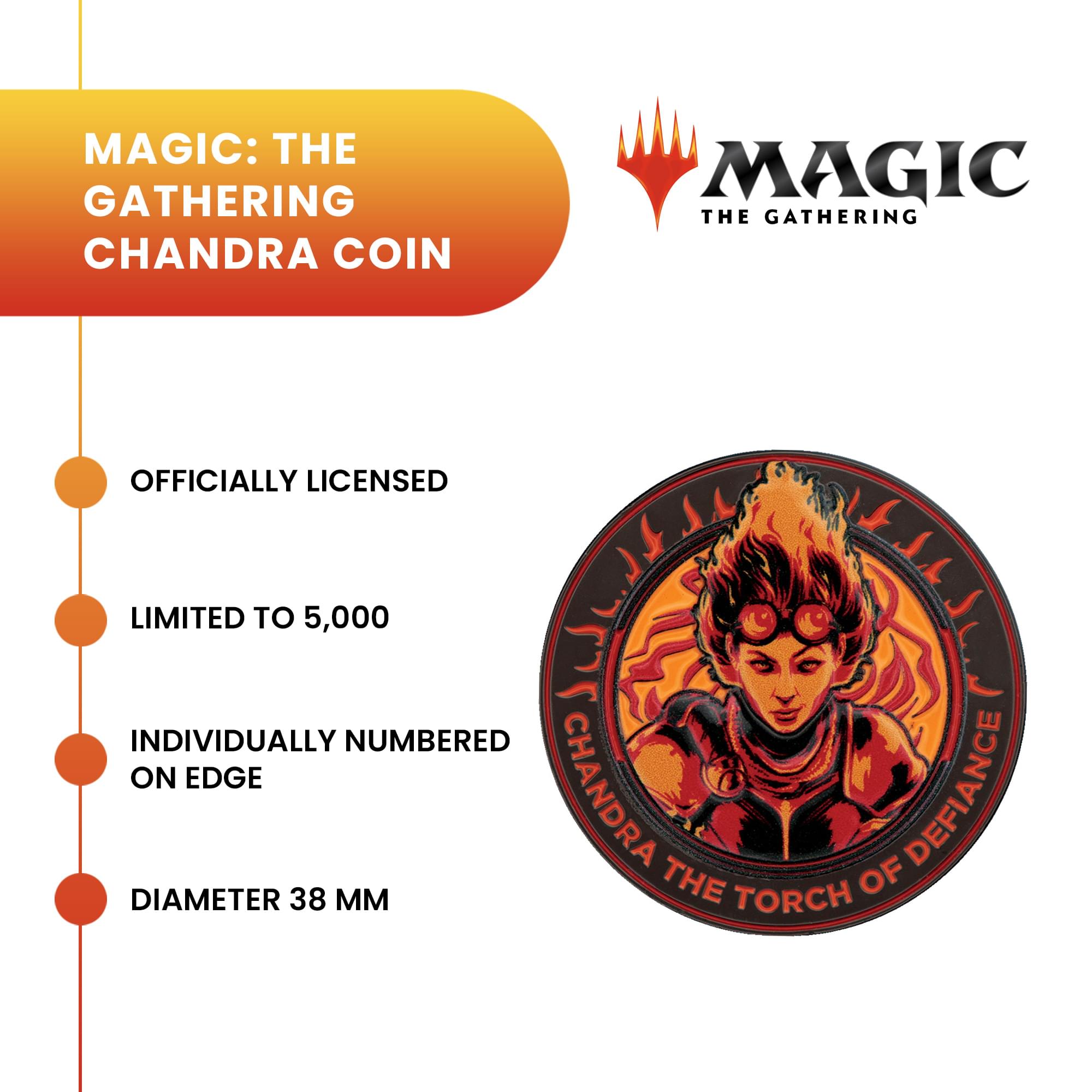 Magic: The Gathering Chandra Limited Edition Coin Replica