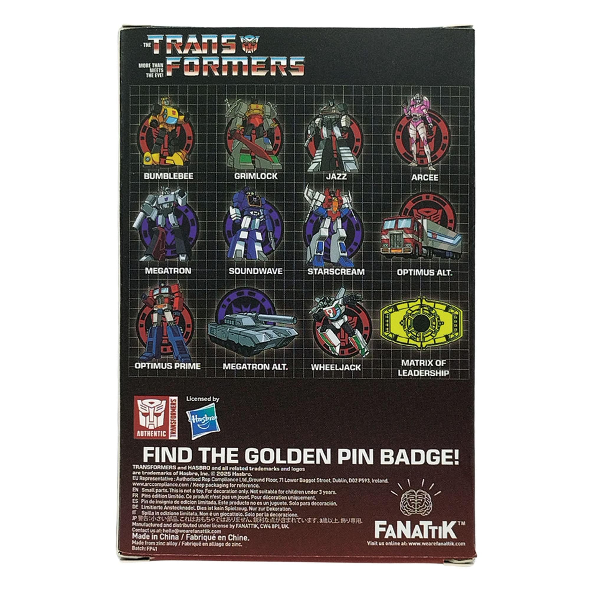 Transformers Mystery Pin Badge | One Random