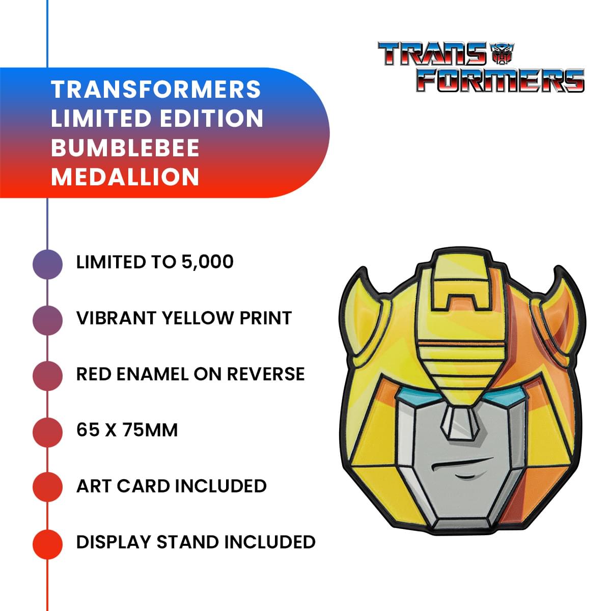 Transformers Limited Edition Bumblebee Medallion