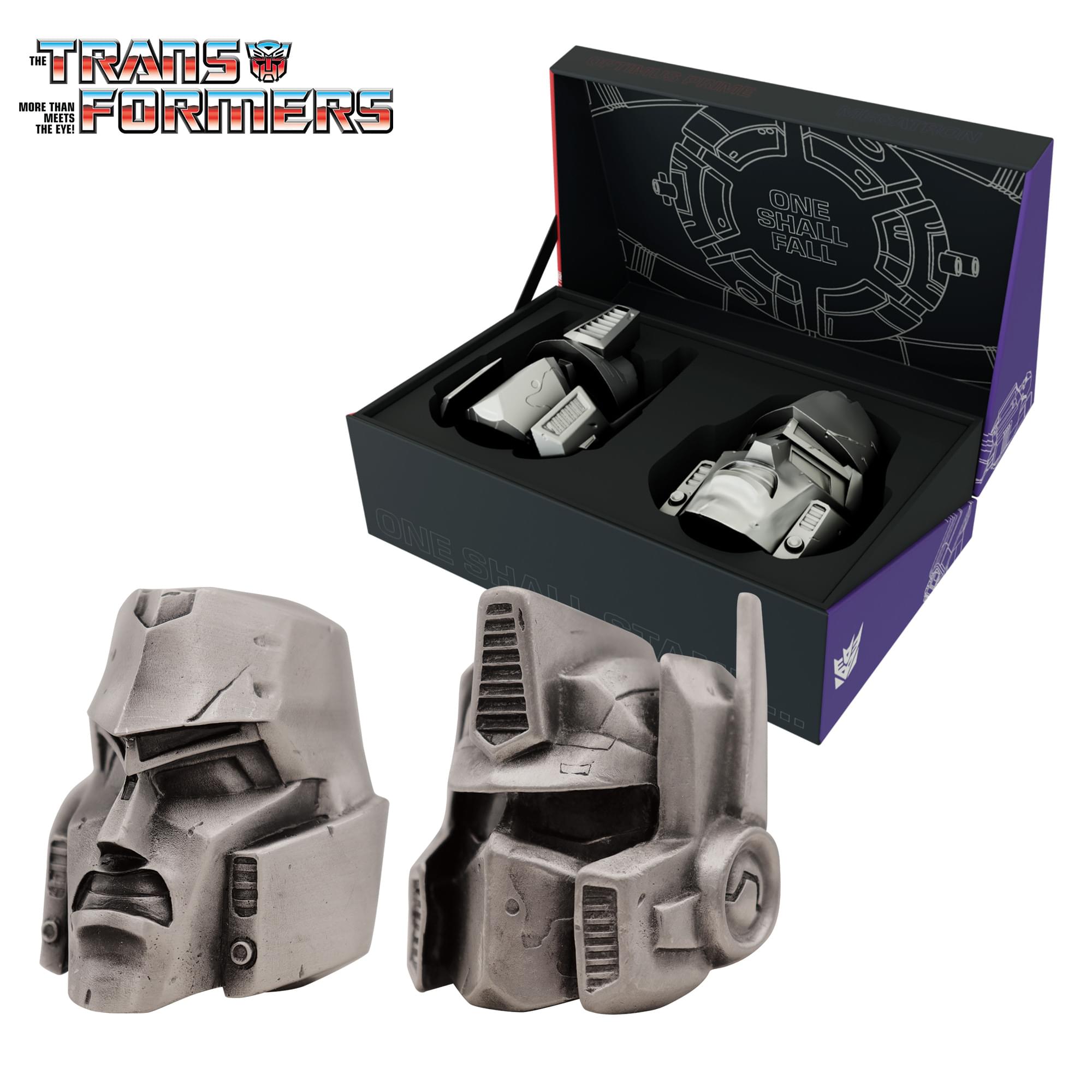 Transformers Optimus and Megatron Limited Edition Helmet Replicas
