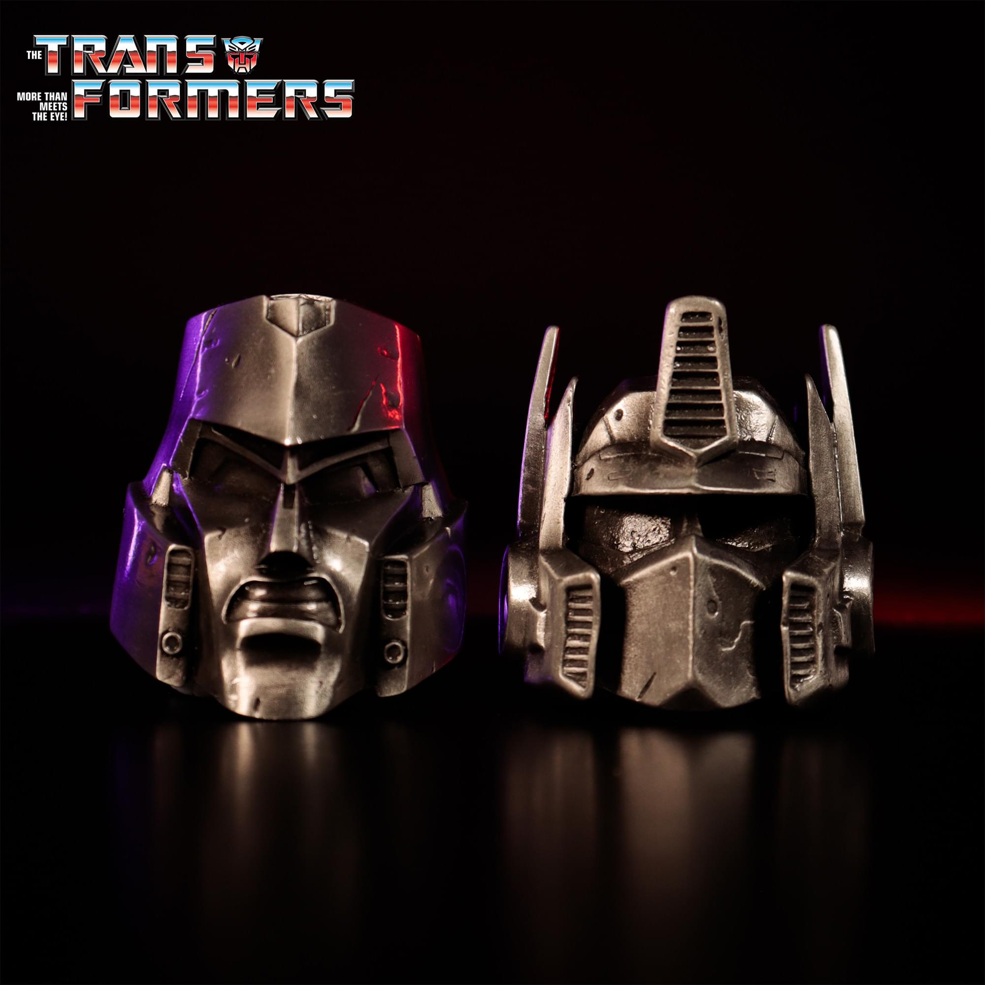 Transformers Optimus and Megatron Limited Edition Helmet Replicas