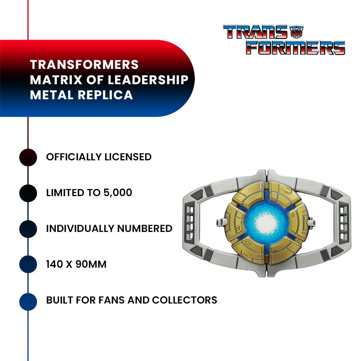 Transformers Matrix of Leadership Metal Replica