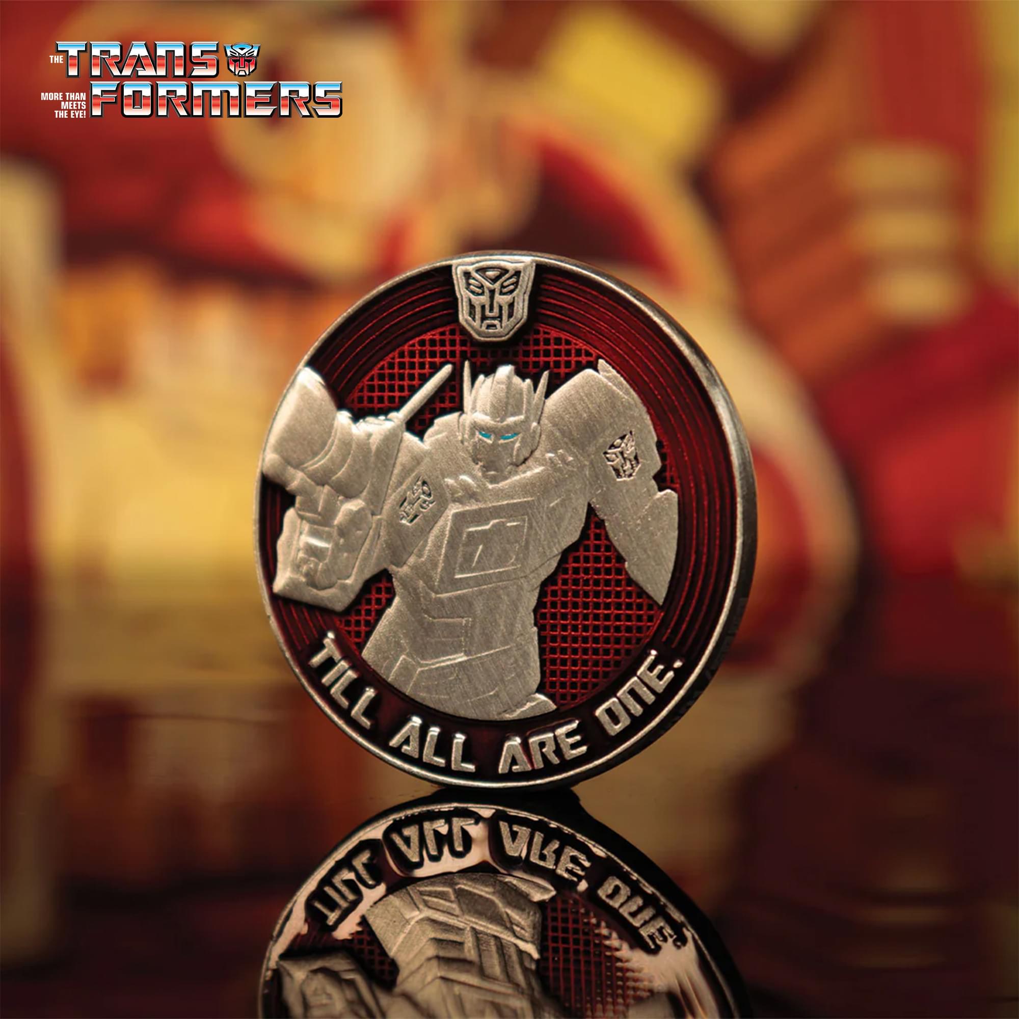 Transformers G1 Autobots vs Decepticons Limited Edition Collectible Coin