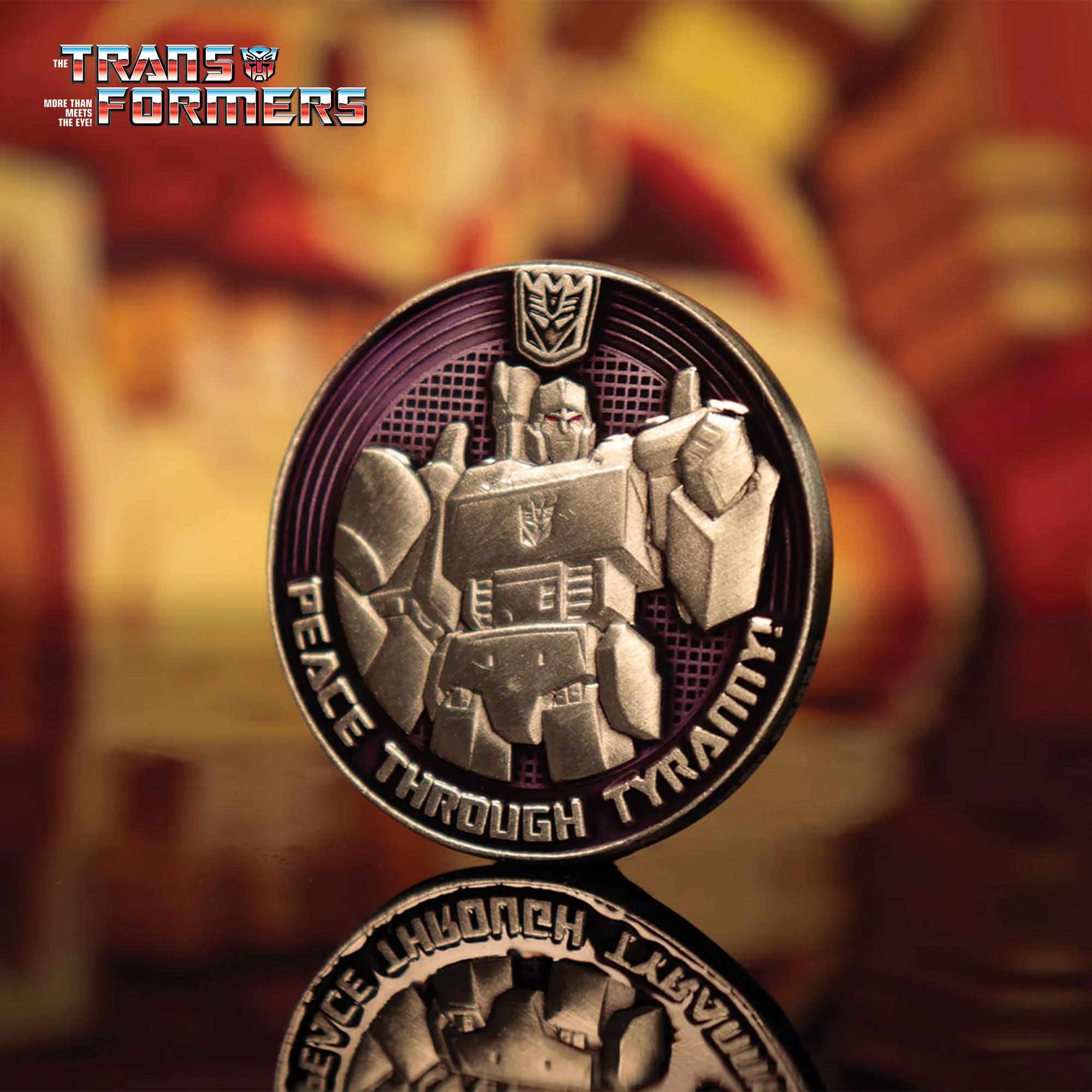 Transformers G1 Autobots vs Decepticons Limited Edition Collectible Coin