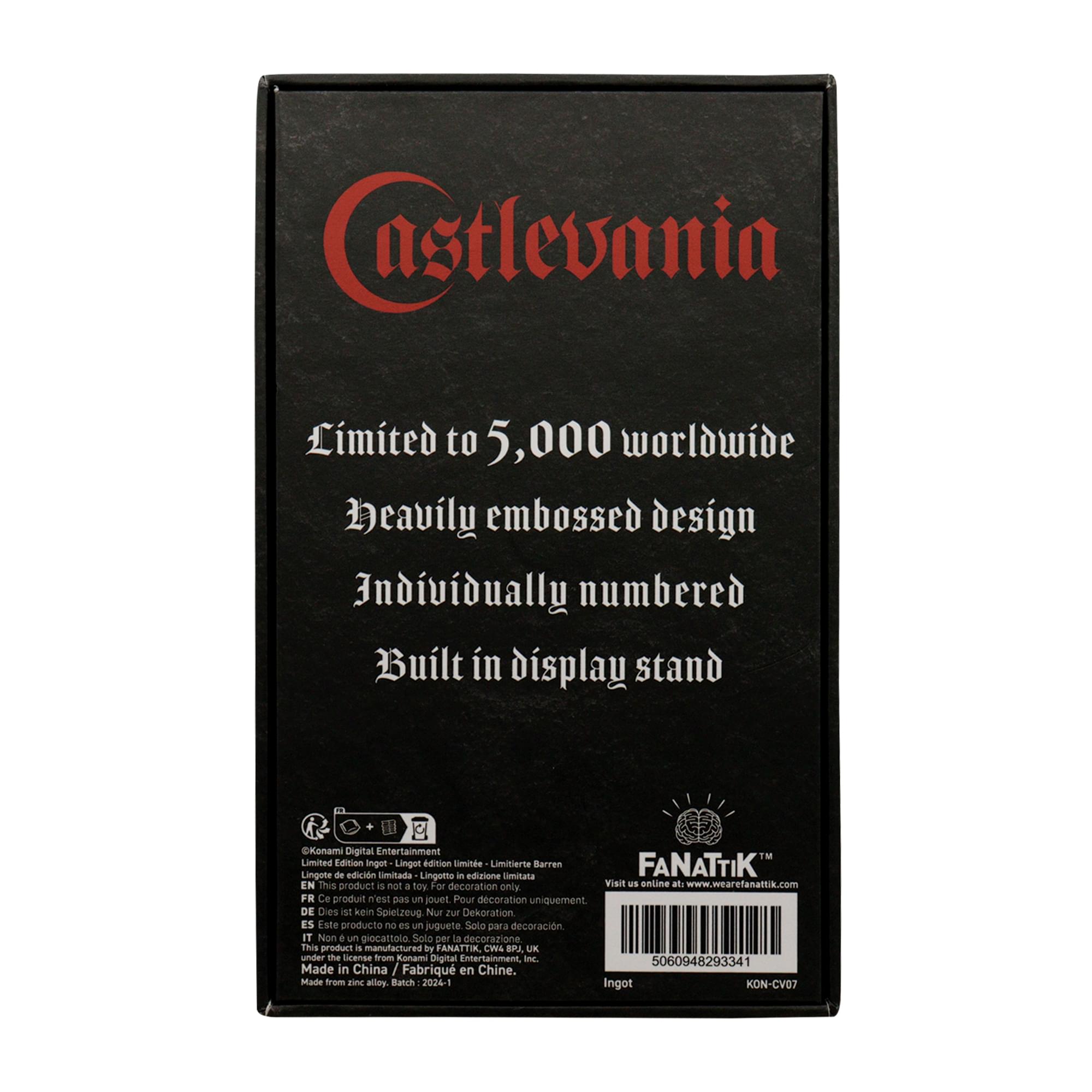 Castlevania Limited Edition Alucard Shield Ingot