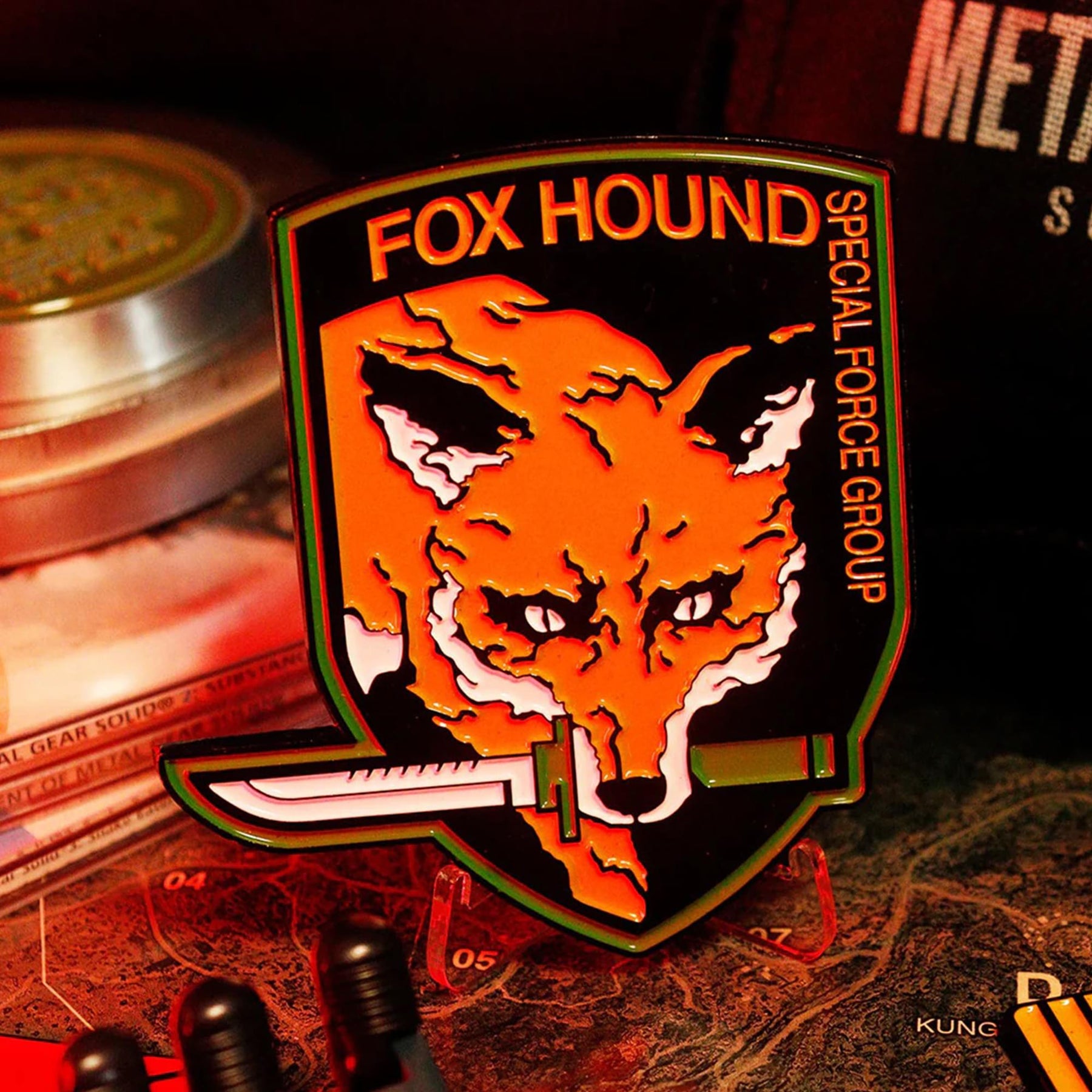 Metal Gear Solid Limited Edition Ingot | FOXHOUND Insignia