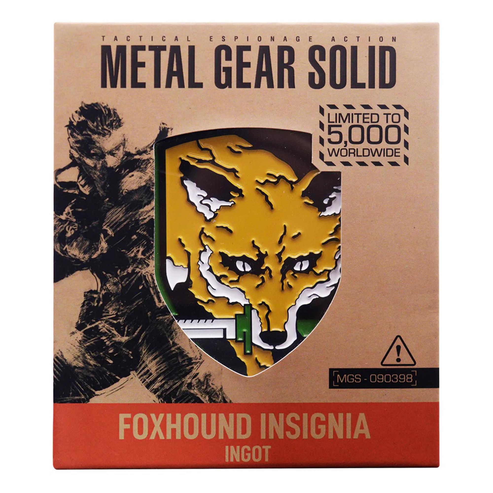 Metal Gear Solid Limited Edition Ingot | FOXHOUND Insignia