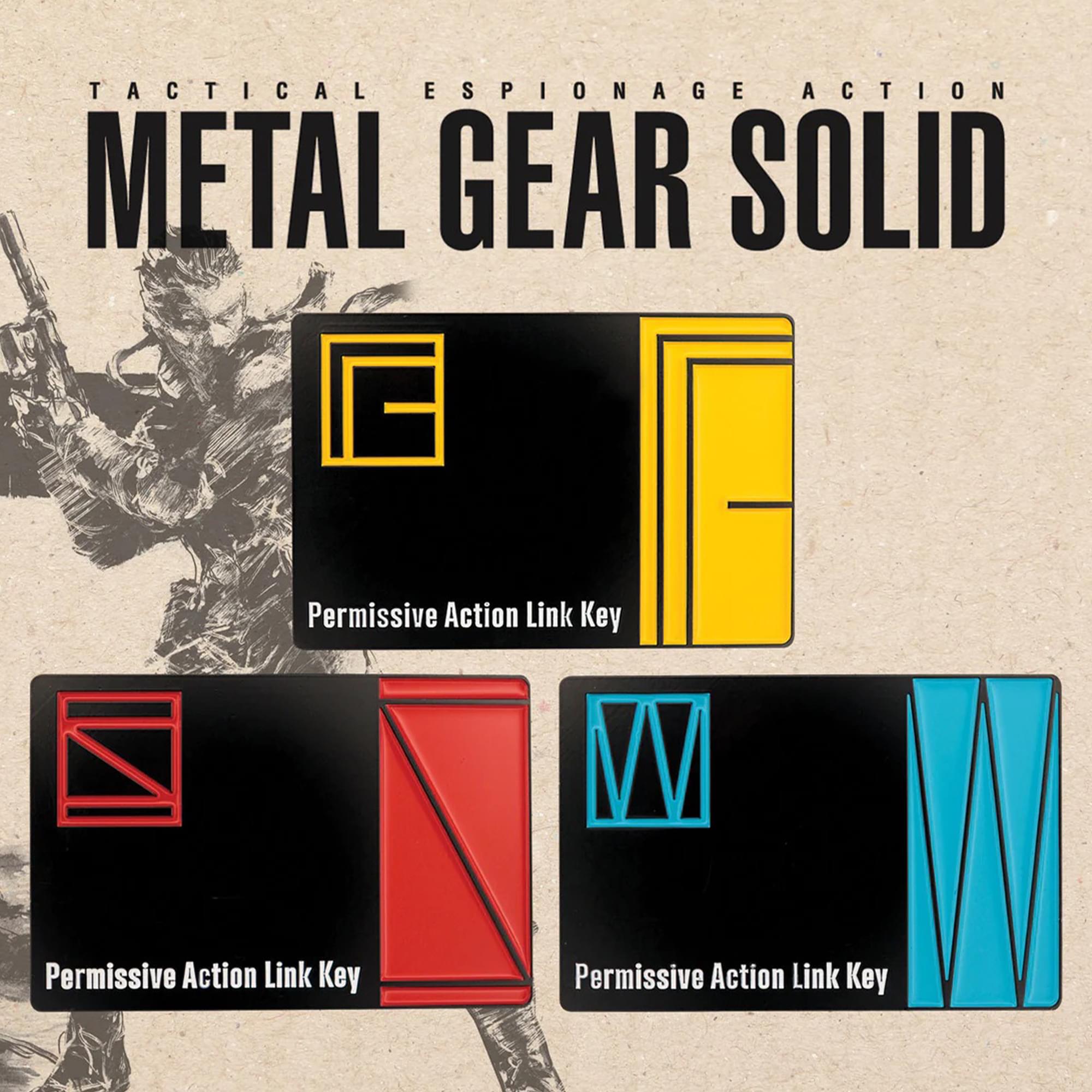 Metal Gear Solid Limited Edition Replica Key Cards | Set of 3