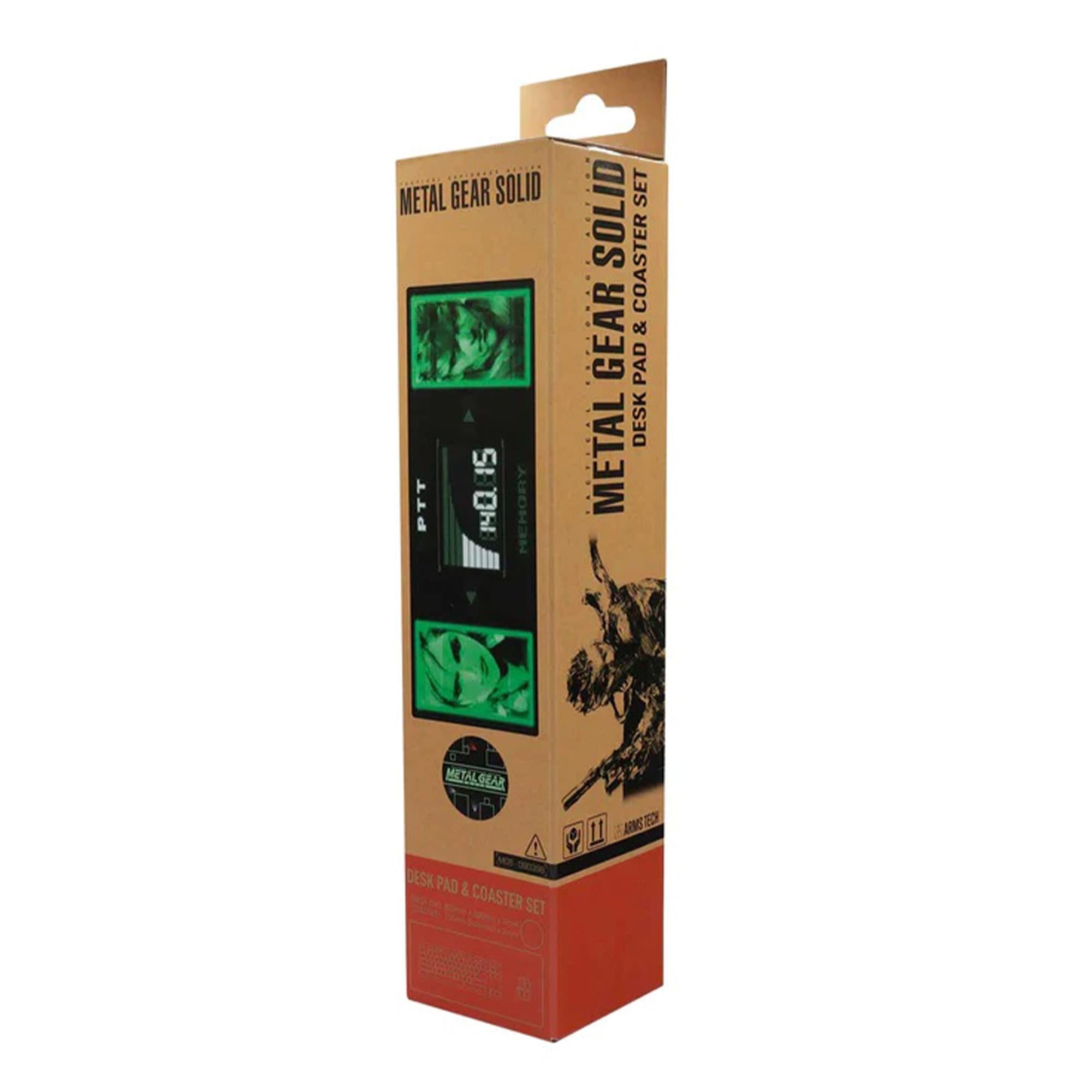 Metal Gear Solid XL Desk Pad and Coaster Set