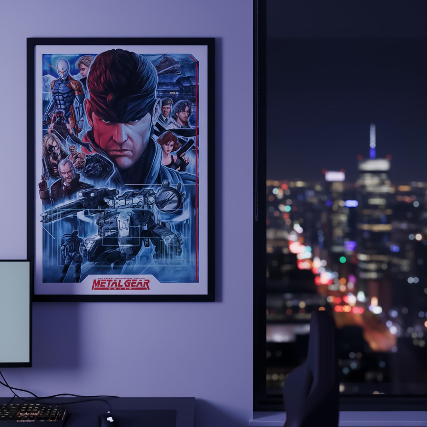 Metal Gear Solid Montage A3 Art Print | 11.5 x 16.5 Inches