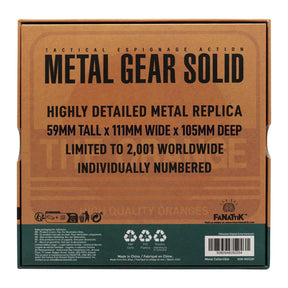 Metal Gear Solid 2 Metal Replica Cardboard Box