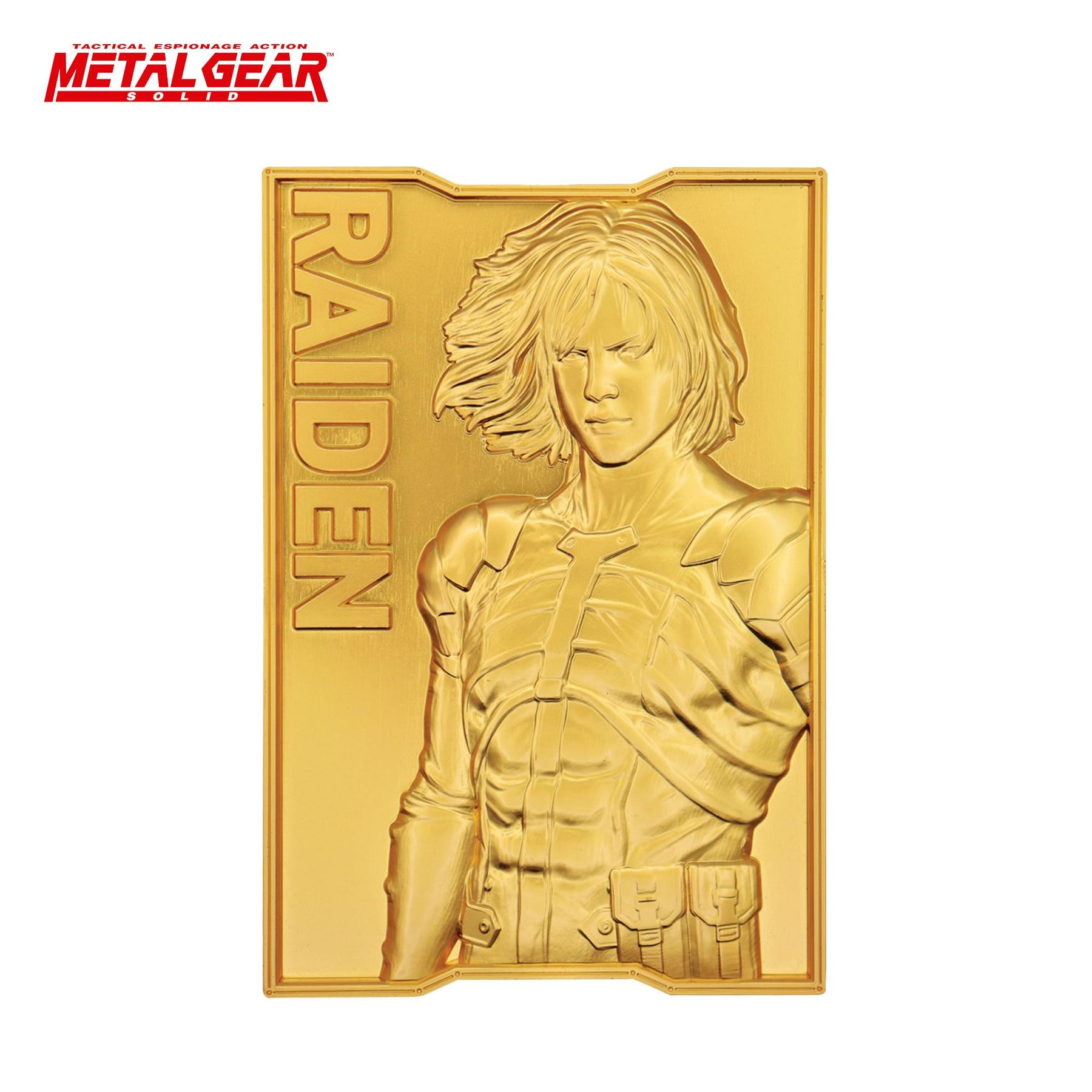 Metal Gear Solid 2 Limited Edition 24K Gold Plated Raiden Ingot