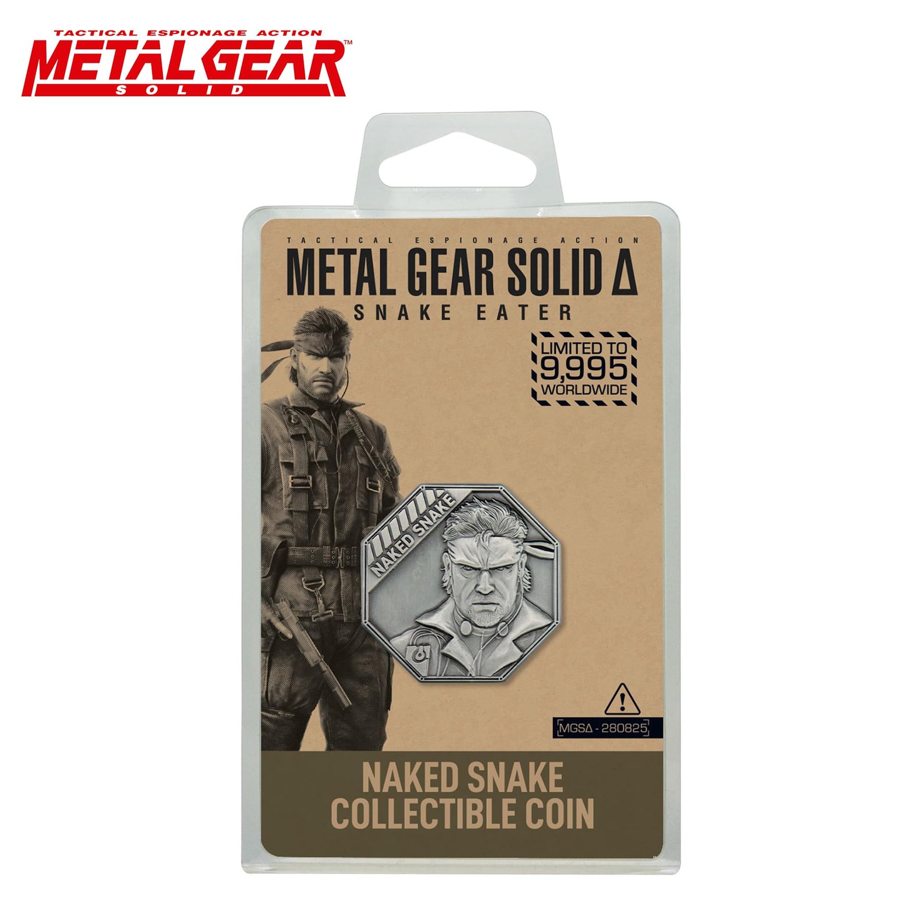 Metal Gear Solid Delta Naked Snake Limited Edition Embossed Collectible Coin