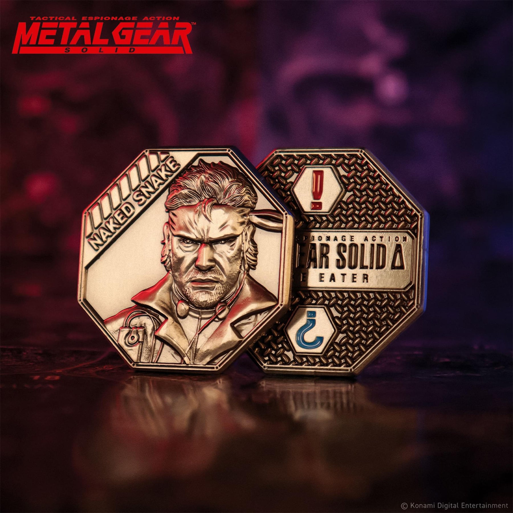 Metal Gear Solid Delta Naked Snake Limited Edition Embossed Collectible Coin