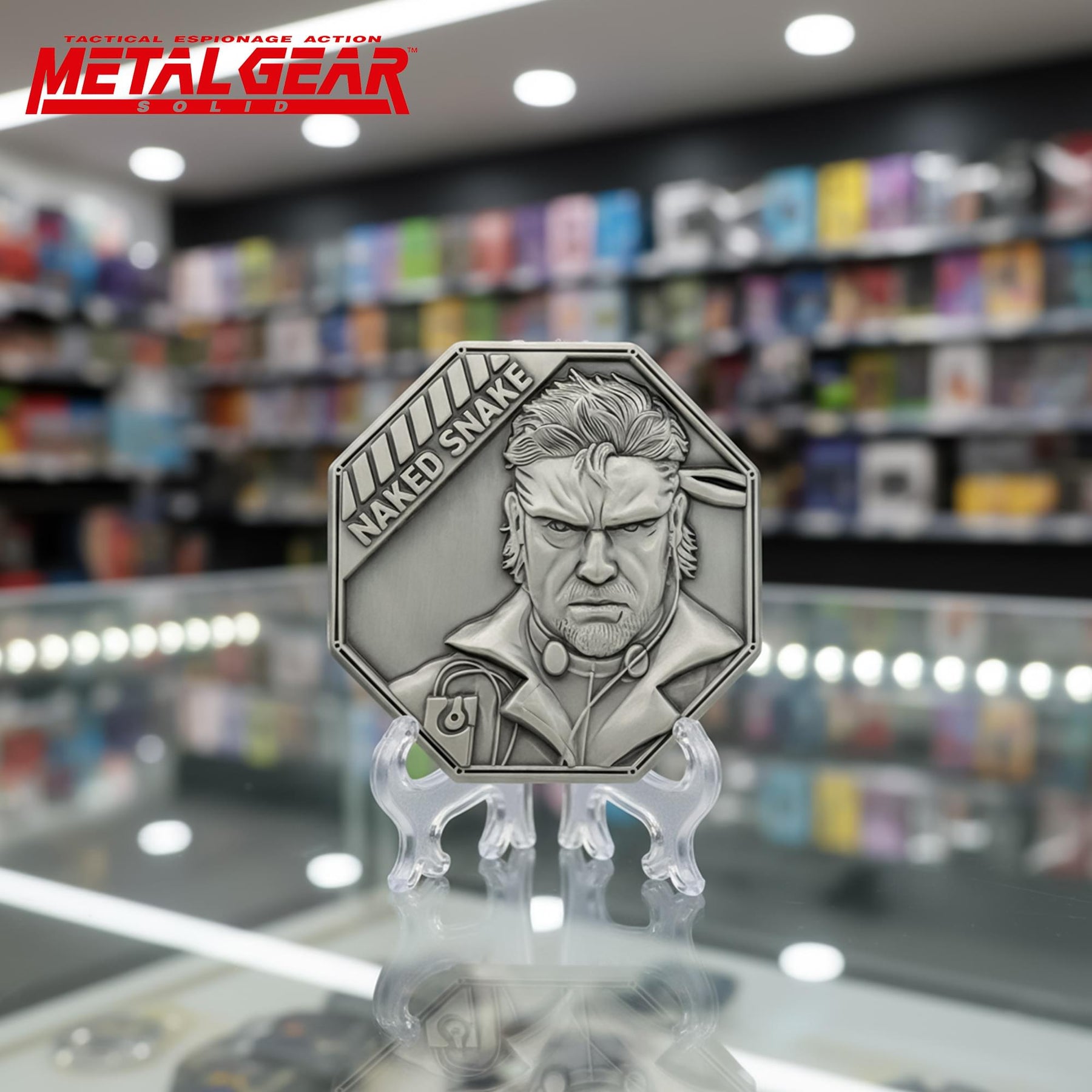 metal gear solid coin Metal Gear Solid Delta Naked Snake Embossed Collectible Coin