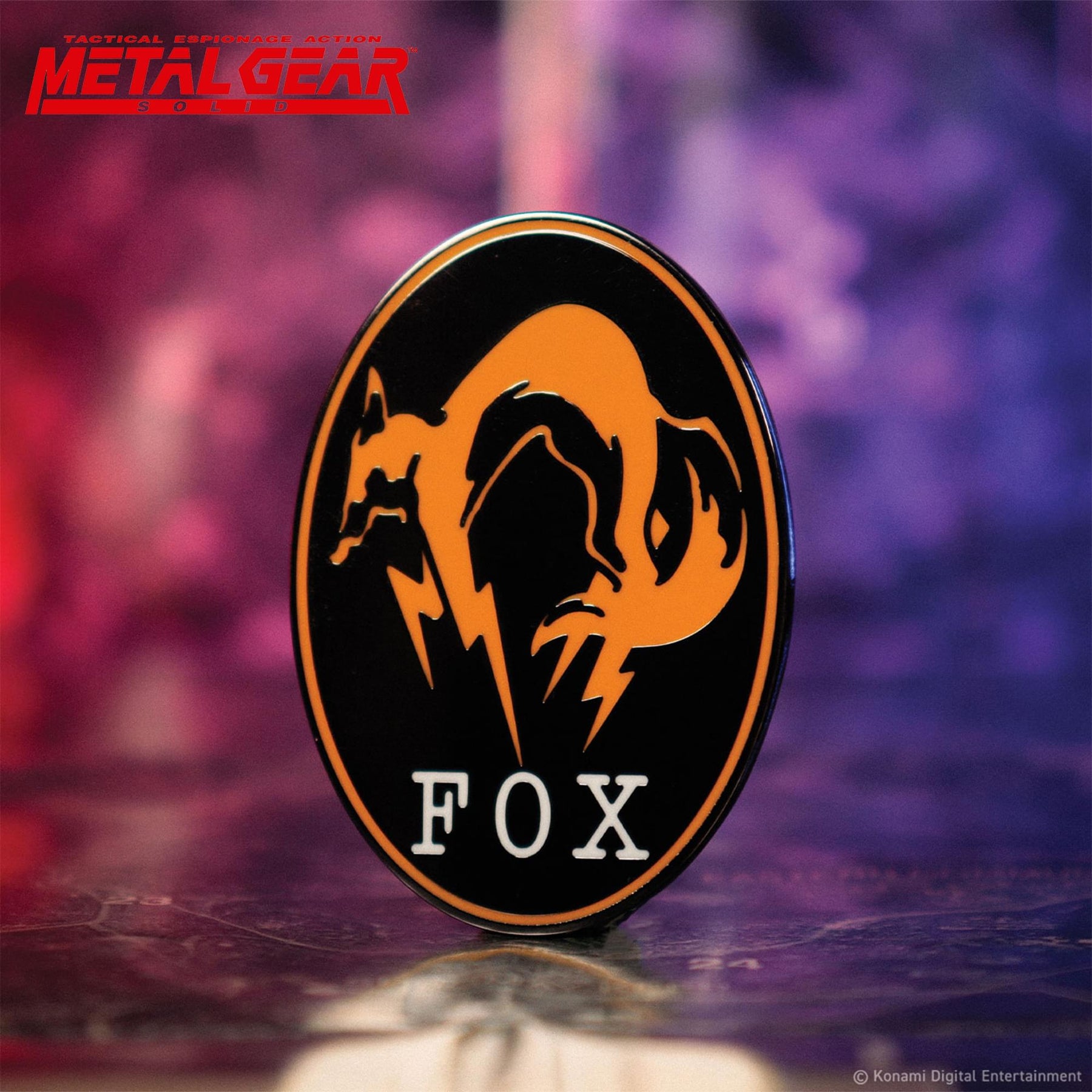 Metal Gear Solid Delta FOX Logo Limited Edition Enamel Pin