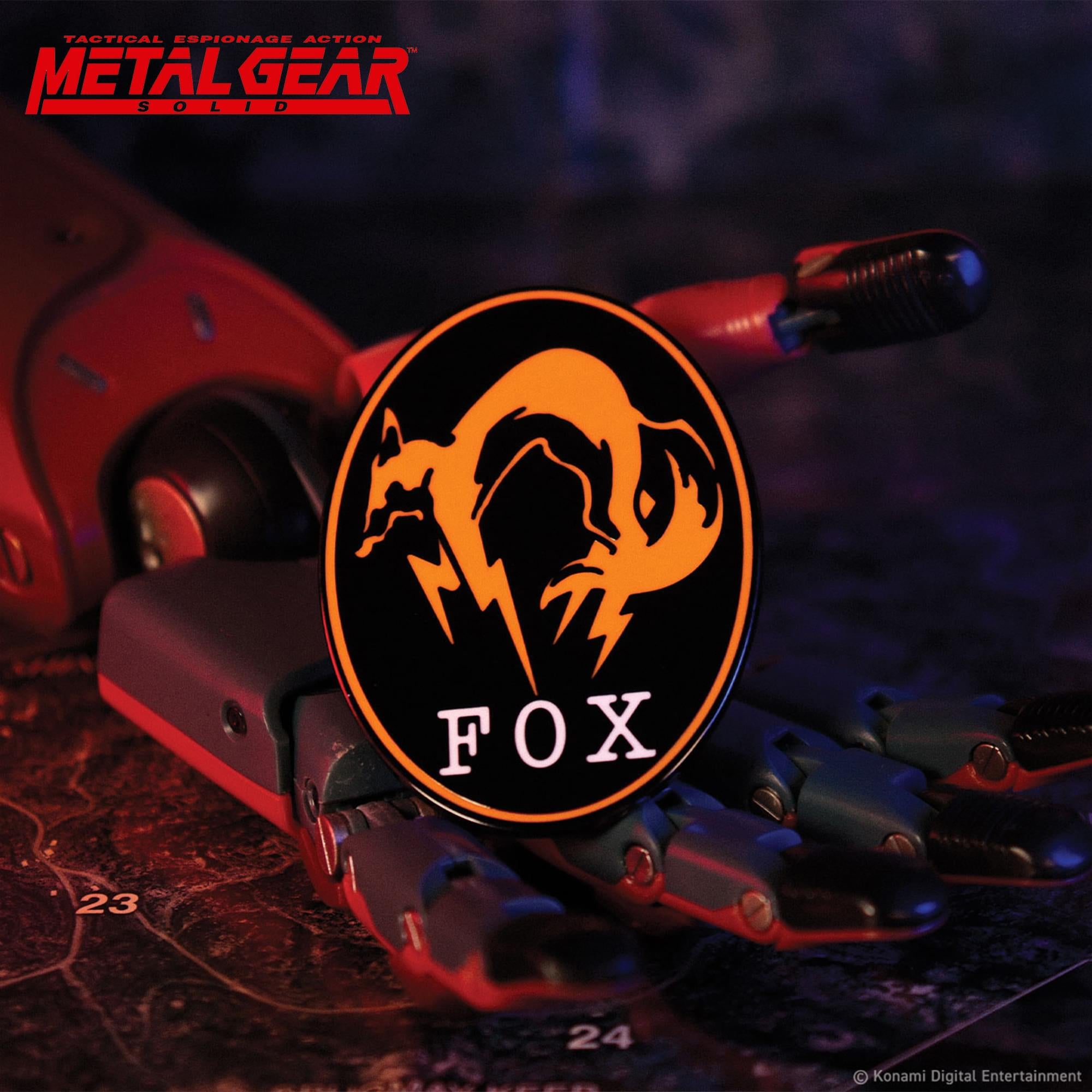 Metal Gear Solid Delta FOX Logo Limited Edition Enamel Pin