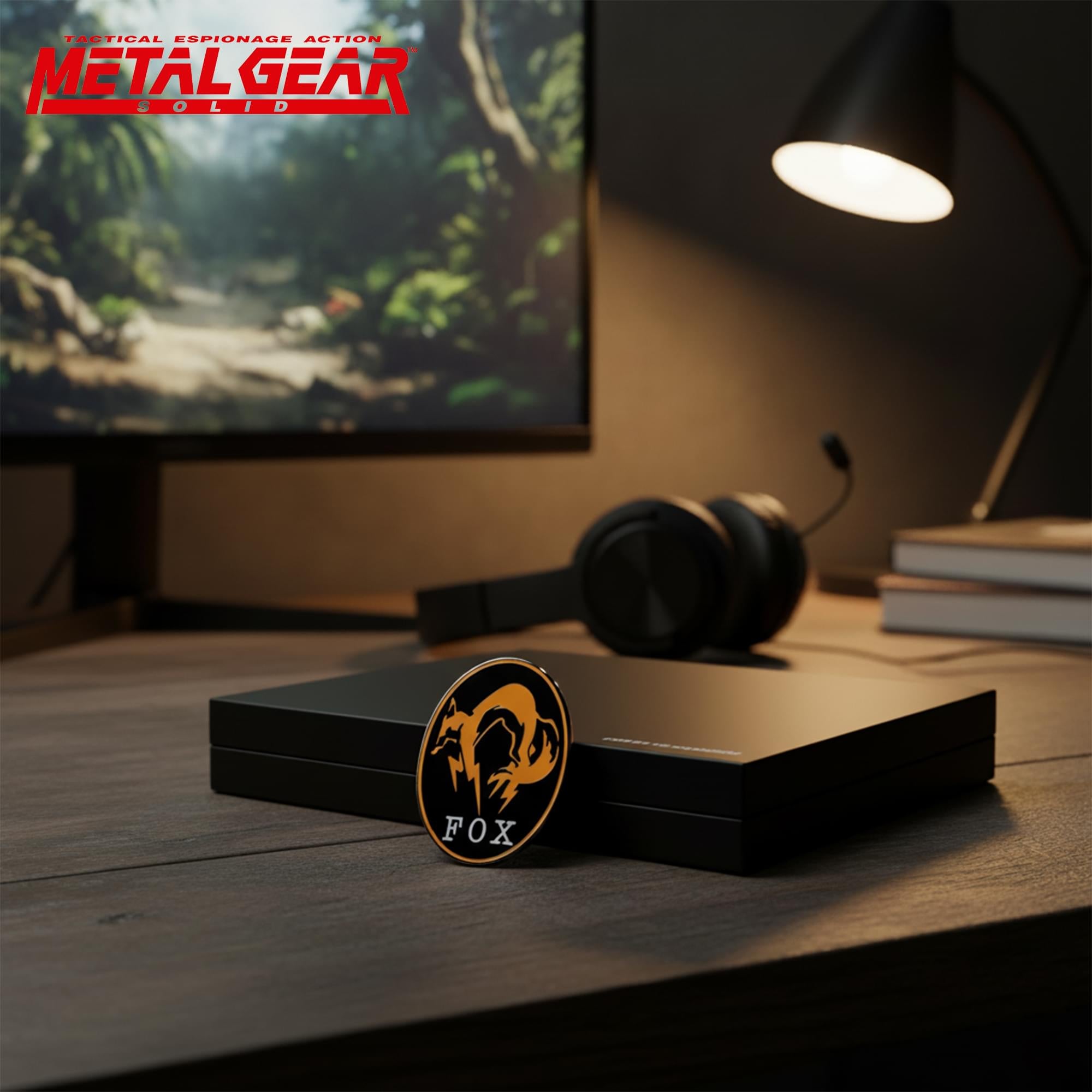 Metal Gear Solid Delta FOX Logo Limited Edition Enamel Pin