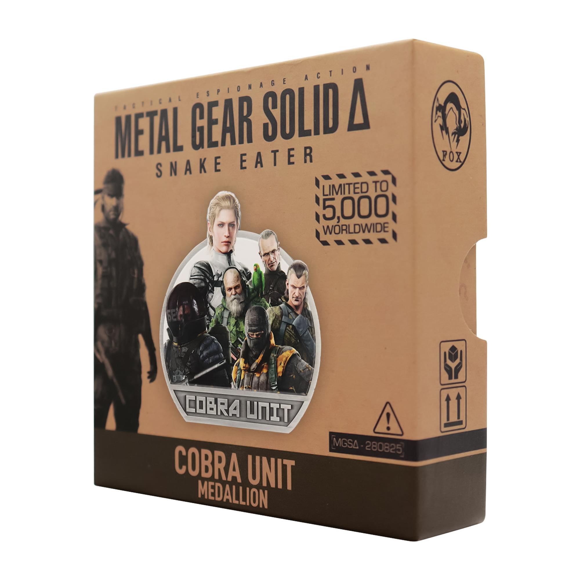 Metal Gear Solid Delta "Cobra Unit" Limited Edition Metal Medallion