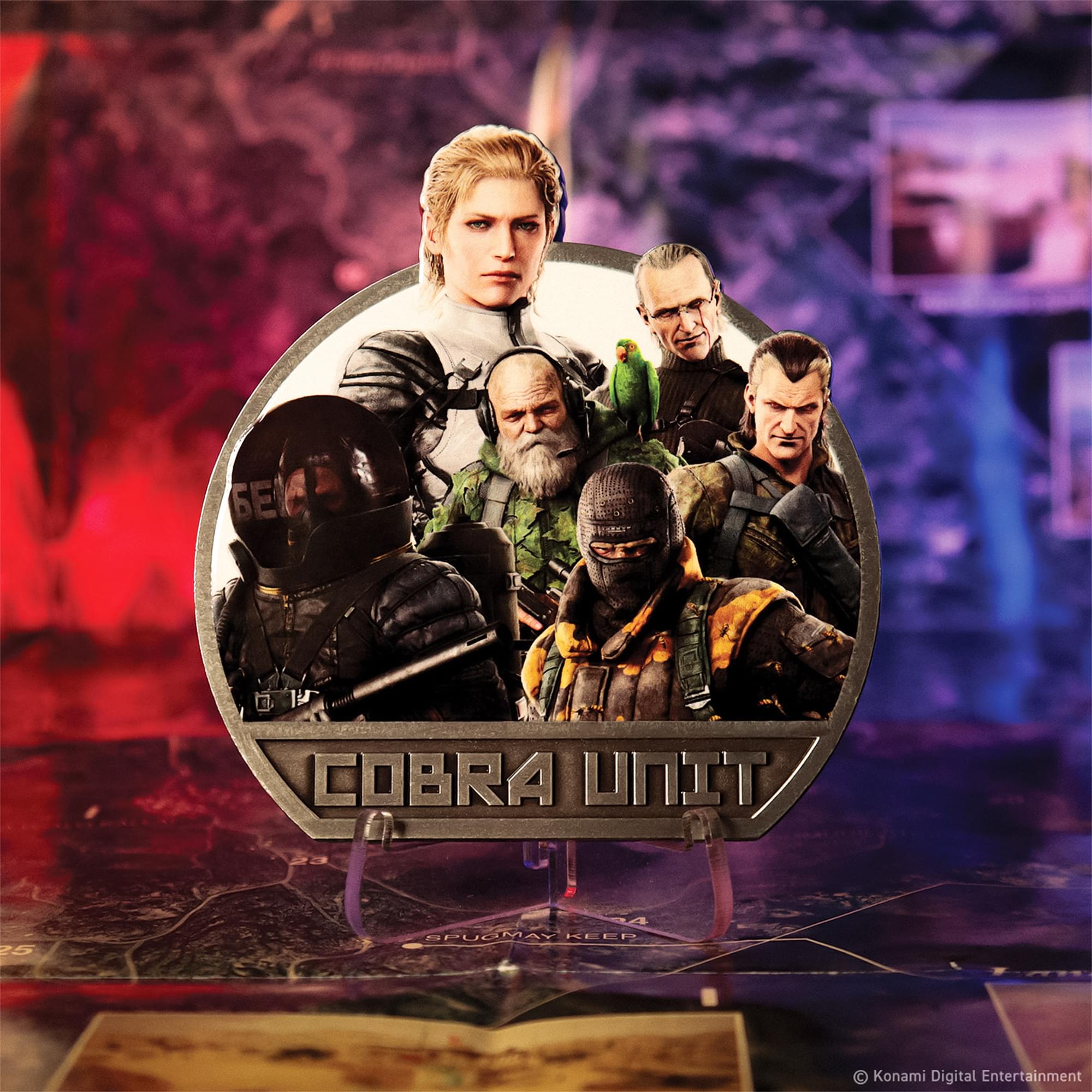 Metal Gear Solid Delta "Cobra Unit" Limited Edition Metal Medallion