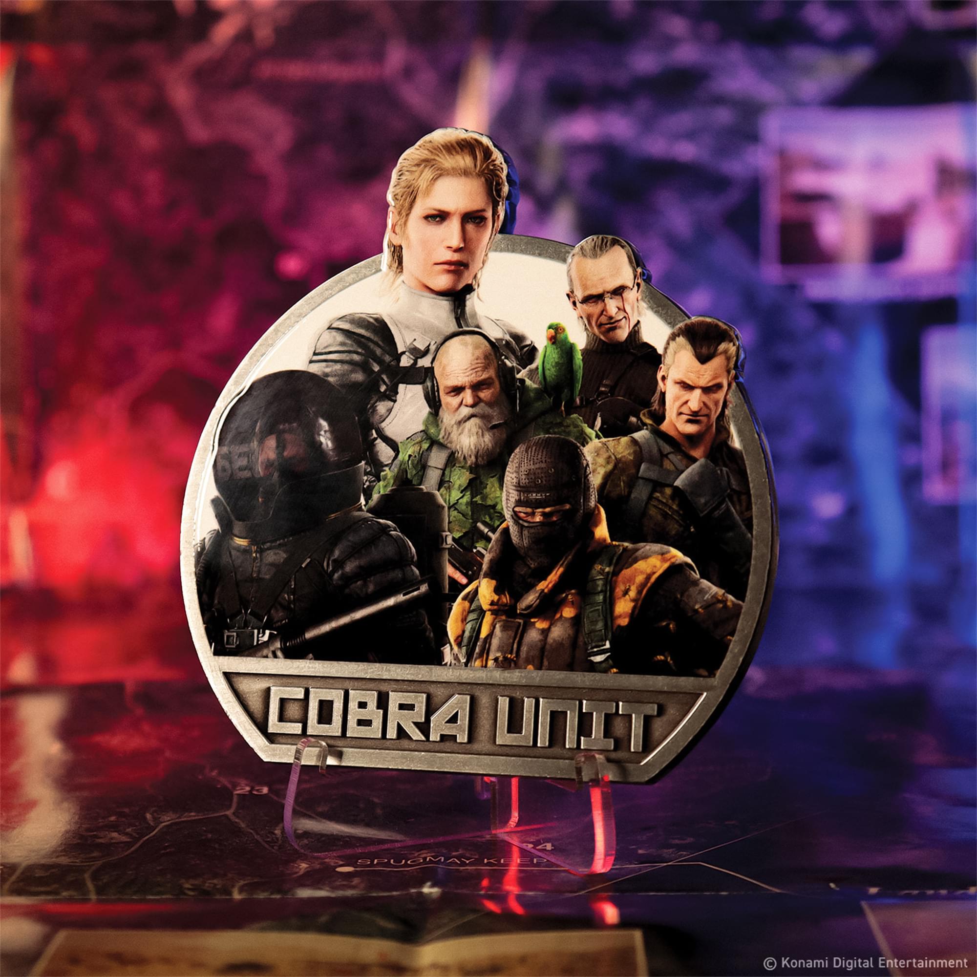 Metal Gear Solid Delta "Cobra Unit" Limited Edition Metal Medallion